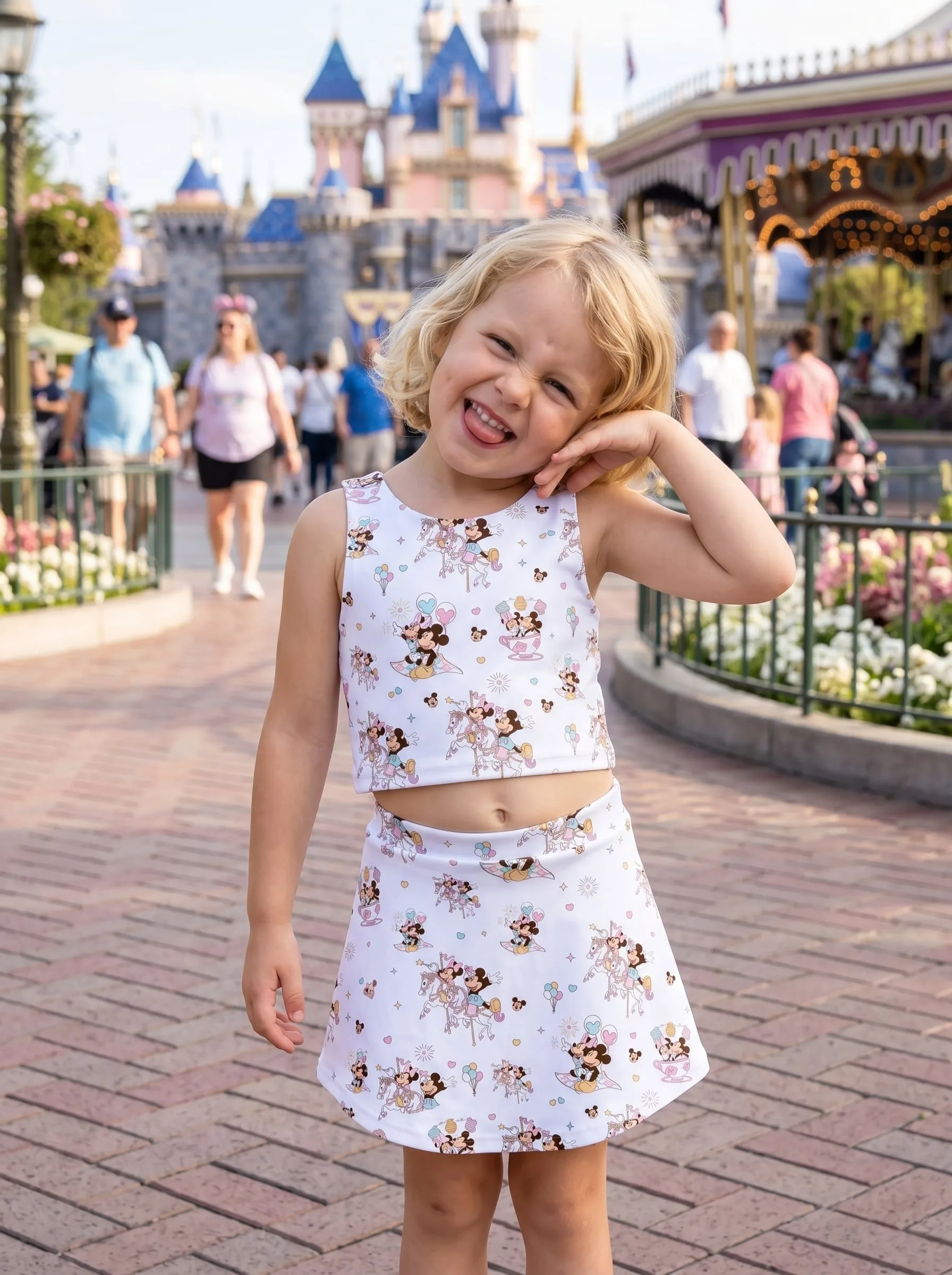 Mickey & Minnie Matching Dress Set, Mom And Me Outfit, Disney Park Vacation Clothes - Image 2