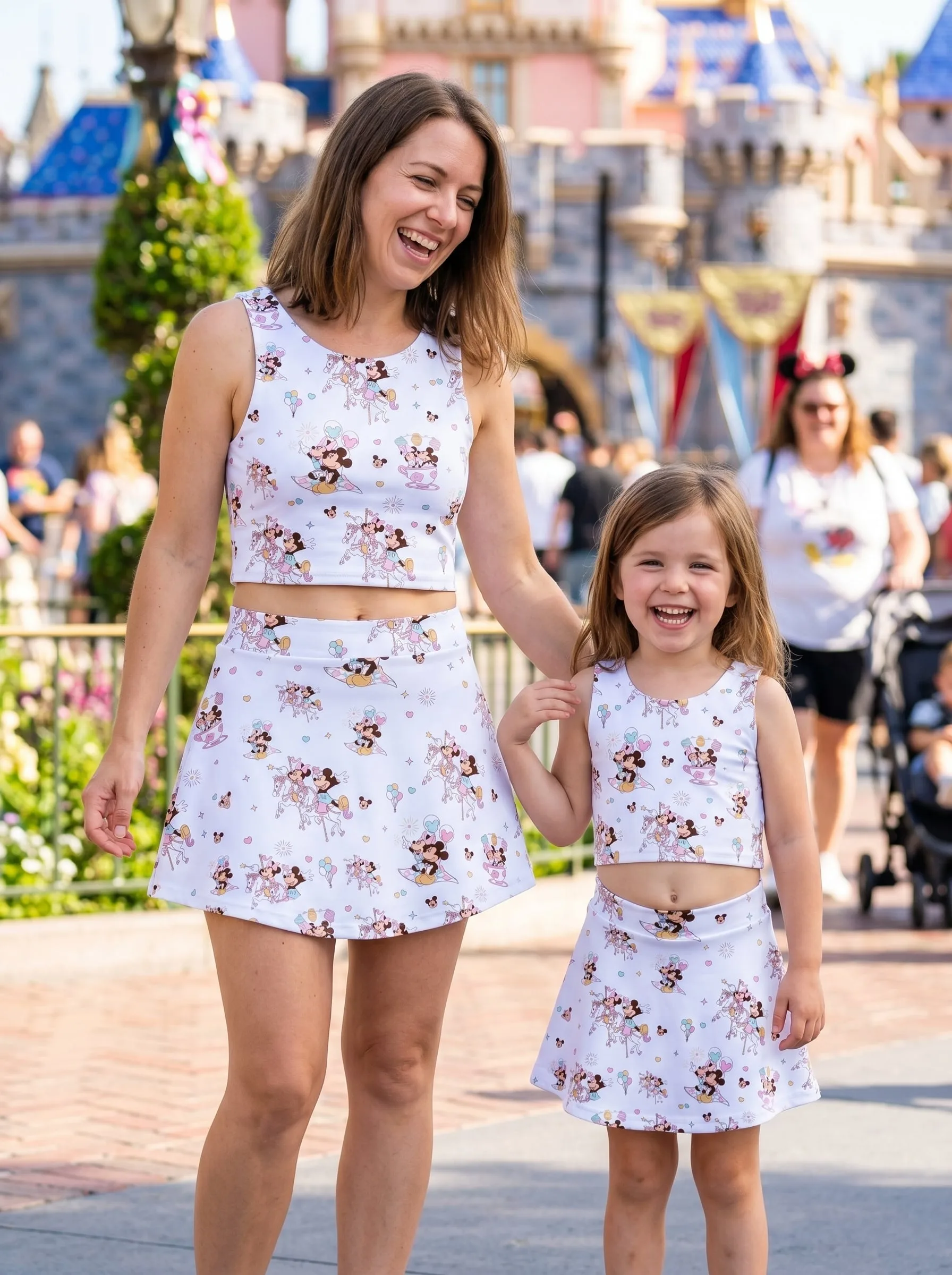 Mickey & Minnie Matching Dress Set, Mom And Me Outfit, Disney Park Vacation Clothes - Image 5