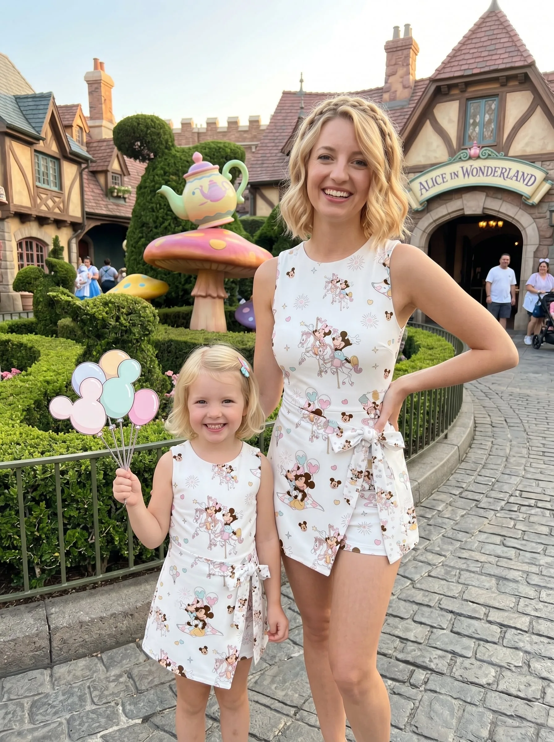 Mickey & Minnie Tennis Dress Skirt, Disney Park Vacation Outfit, Mickey & Minnie Skort Dress