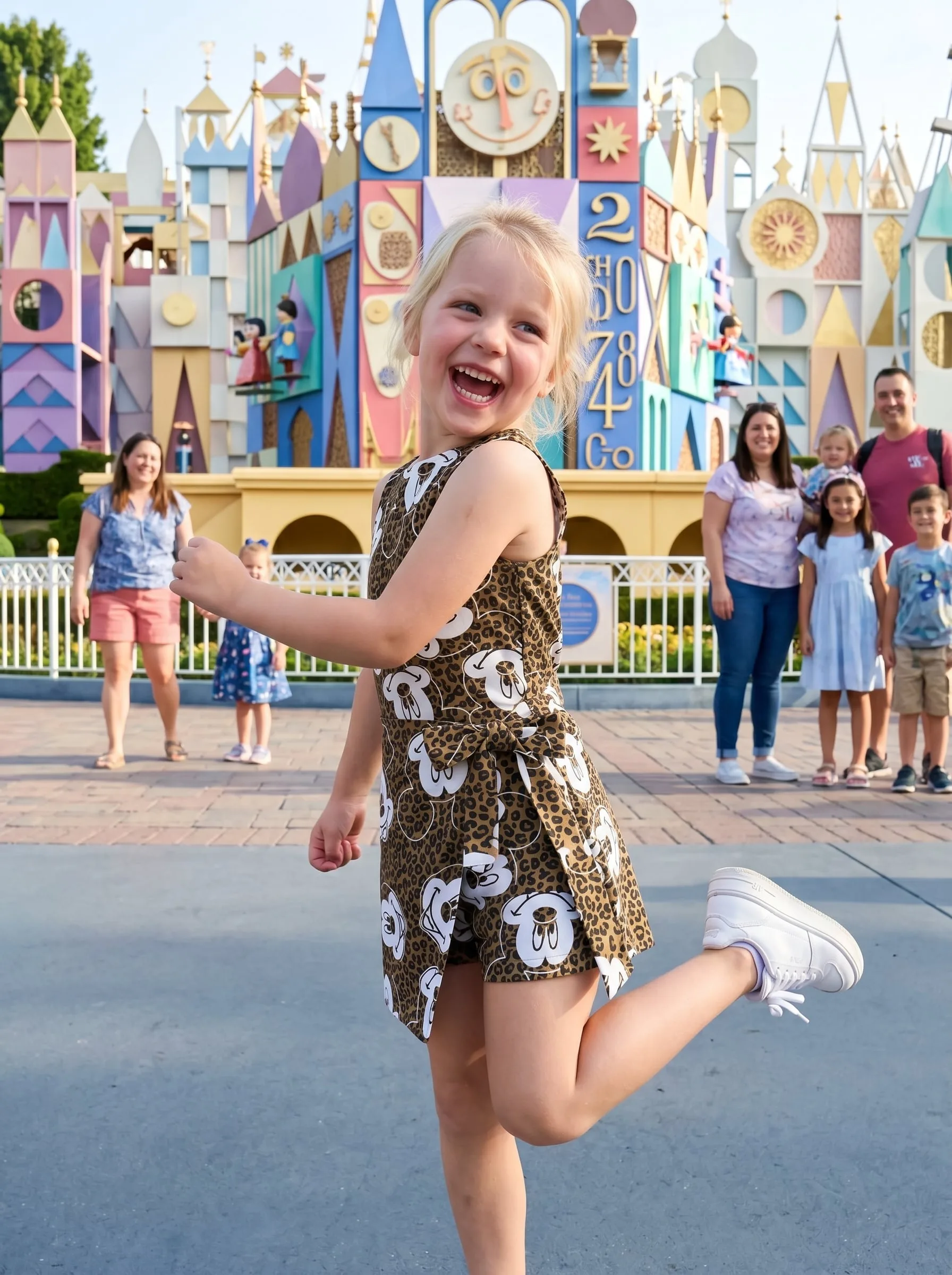 Leopard Mickey Tennis Dress Skirt, Disney Park Vacation Outfit, Mickey Skort Dress - Image 4