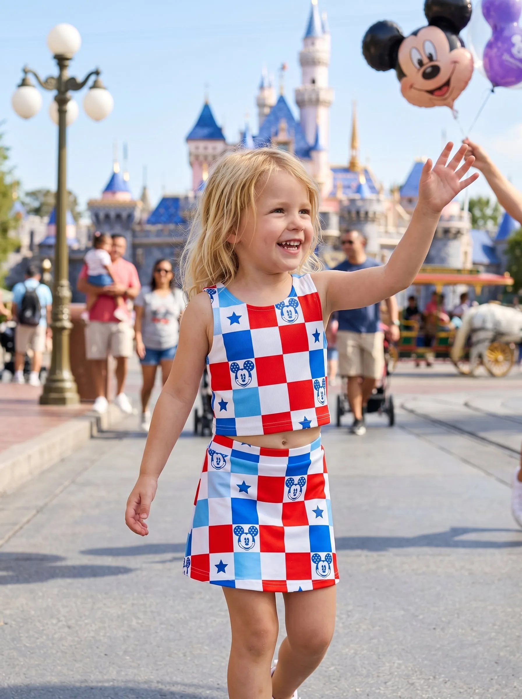 Classic Mickey Matching Dress Set, Mom And Me Outfit, Disney Park Vacation Clothes - Image 2