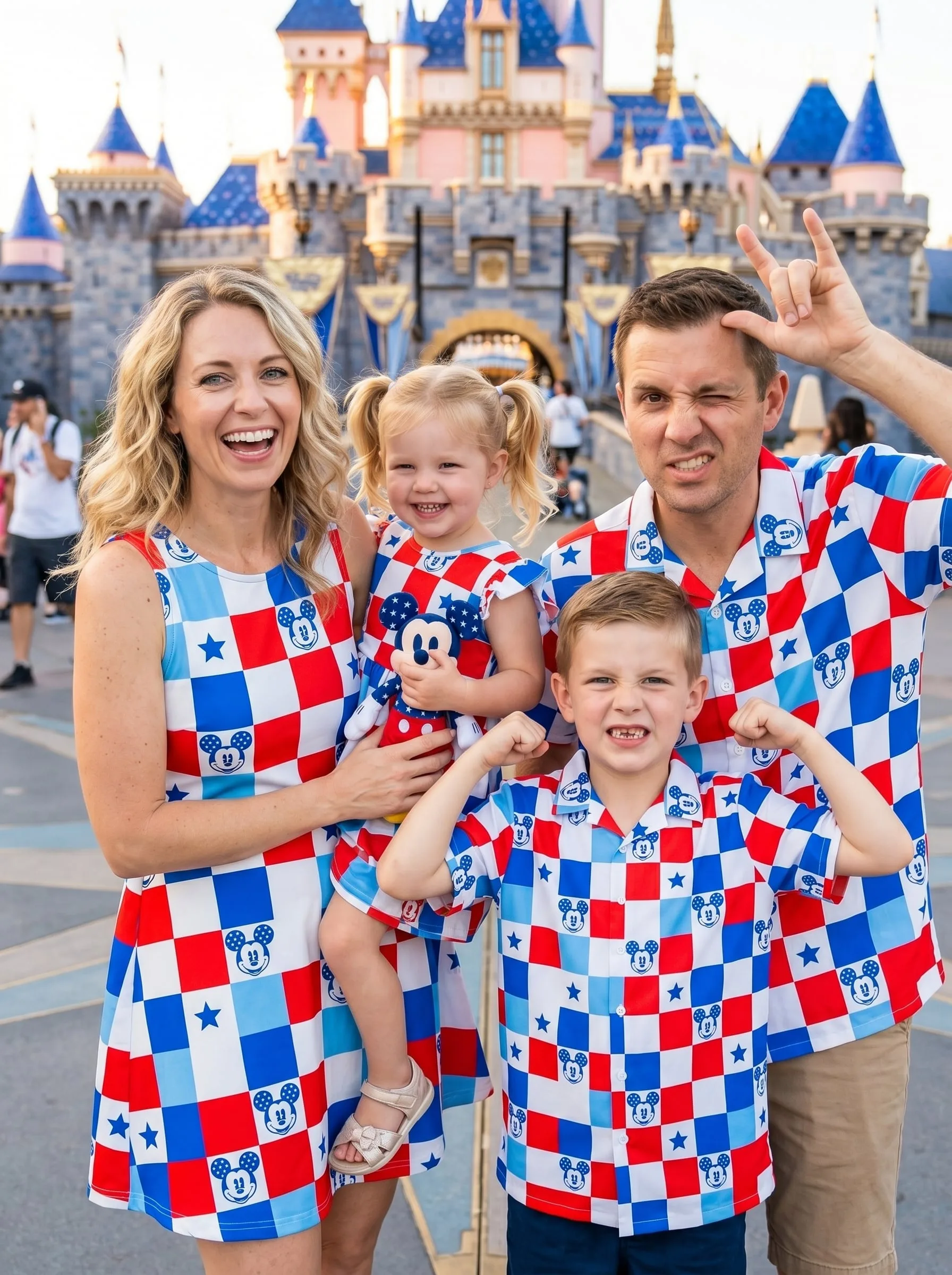 Classic Mickey Matching Family Set, Disney Family Vacation Outfit, Disneyland Trip Clothes