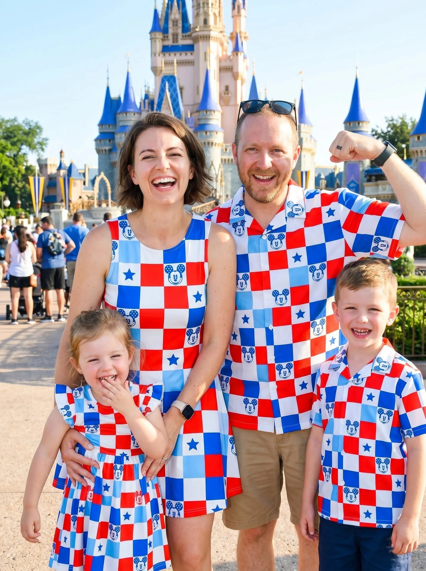 Classic Mickey Matching Family Set, Disney Family Vacation Outfit, Disneyland Trip Clothes - Image 2