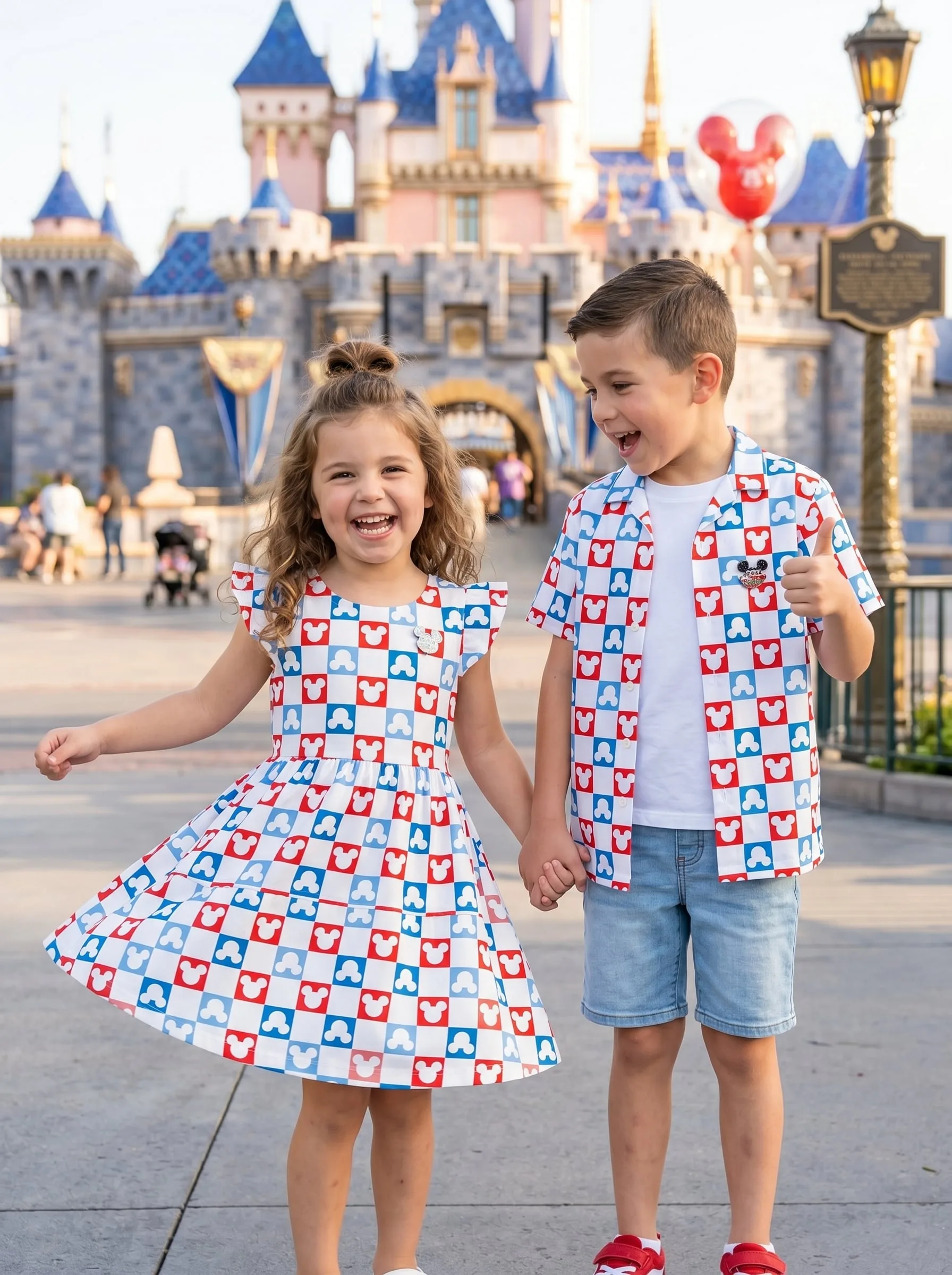 Classic Mickey Matching Family Set, Disney Family Vacation Outfit, Disneyland Trip Clothes - Image 4