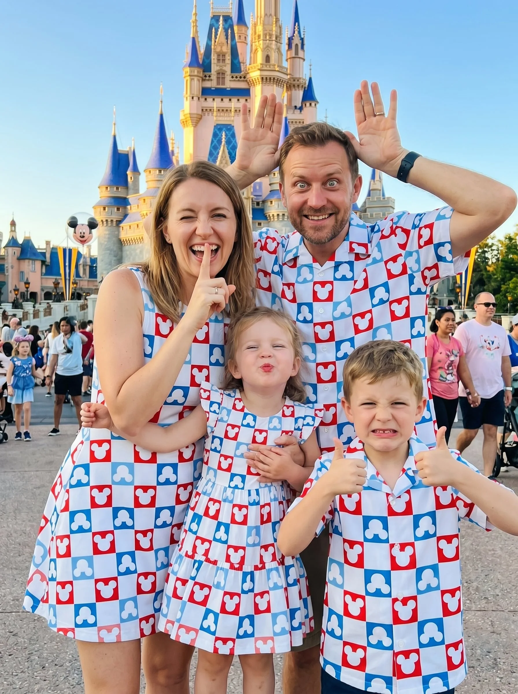 Classic Mickey Matching Family Set, Disney Family Vacation Outfit, Disneyland Trip Clothes - Image 2