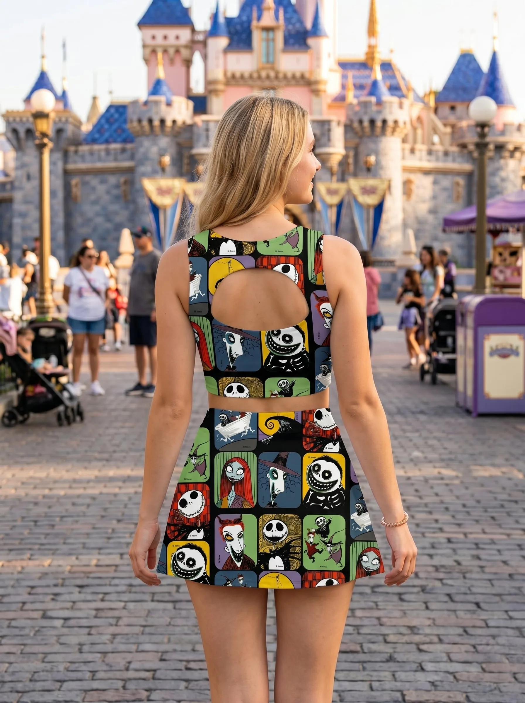 Nightmare Before Christmas Matching Dress Set, Mom And Me Outfit, Disney Halloween Vacation Clothes - Image 3