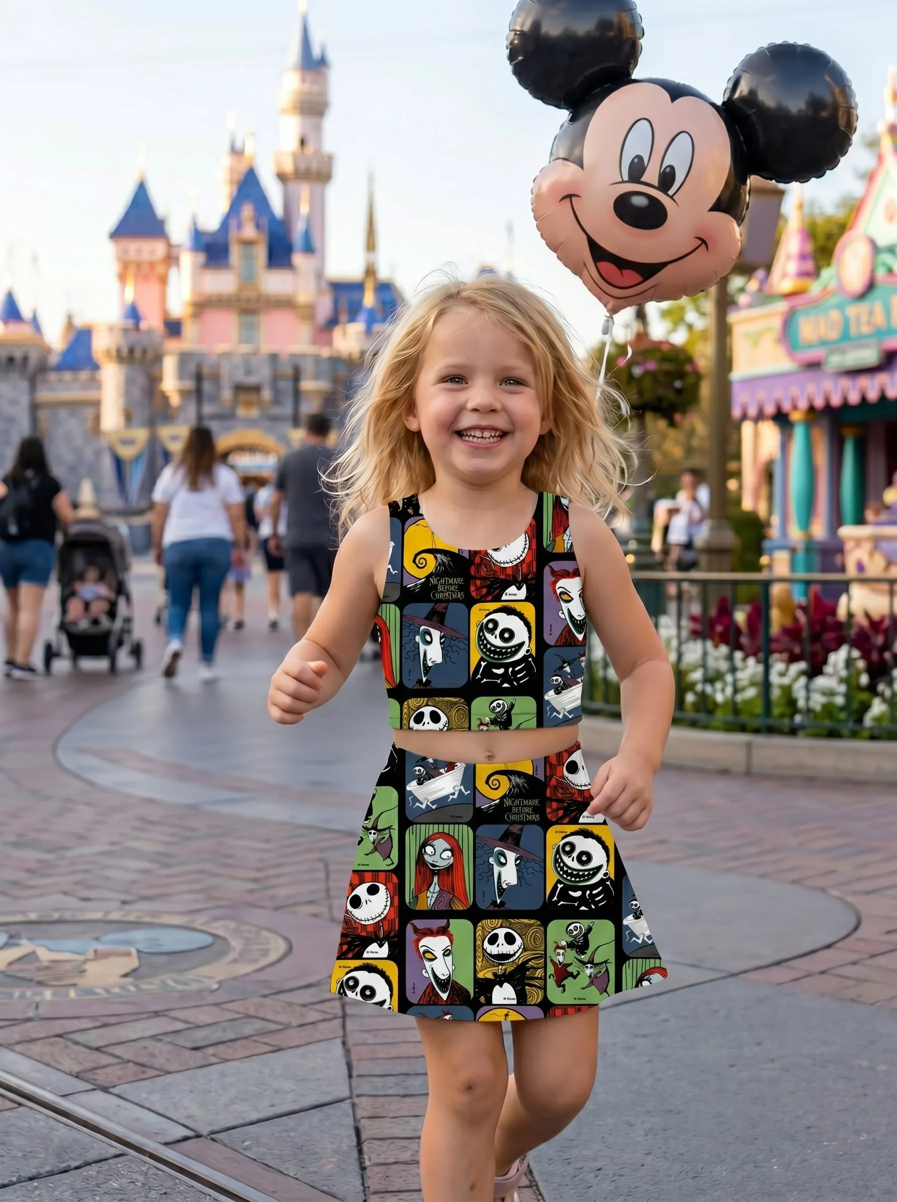 Nightmare Before Christmas Matching Dress Set, Mom And Me Outfit, Disney Halloween Vacation Clothes - Image 2