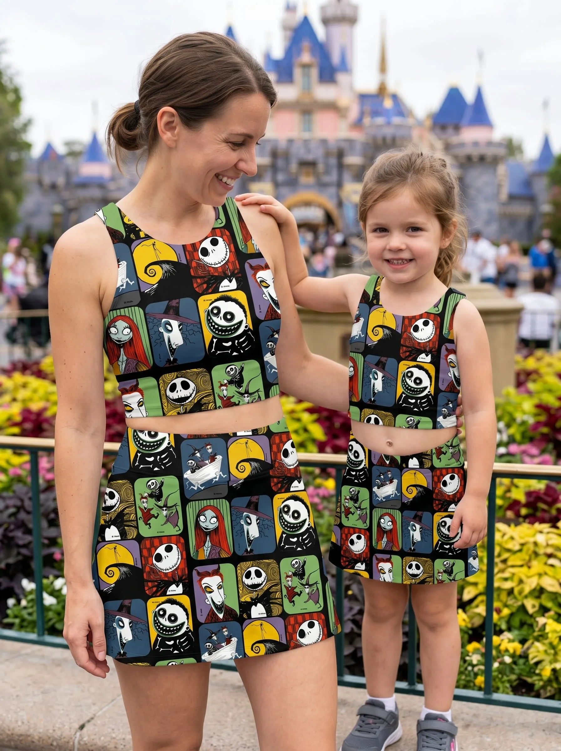 Nightmare Before Christmas Matching Dress Set, Mom And Me Outfit, Disney Halloween Vacation Clothes - Image 5