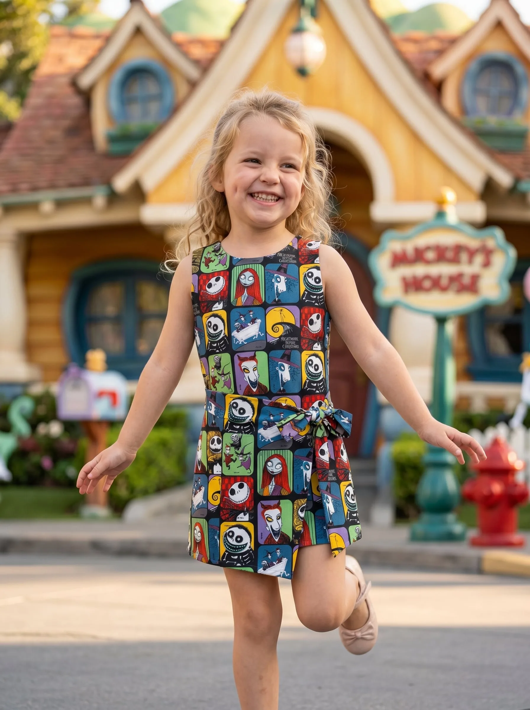 Nightmare Before Christmas Tennis Dress Skirt, Disney Halloween Park Vacation Outfit, Jack Skellington Skort Dress - Image 3