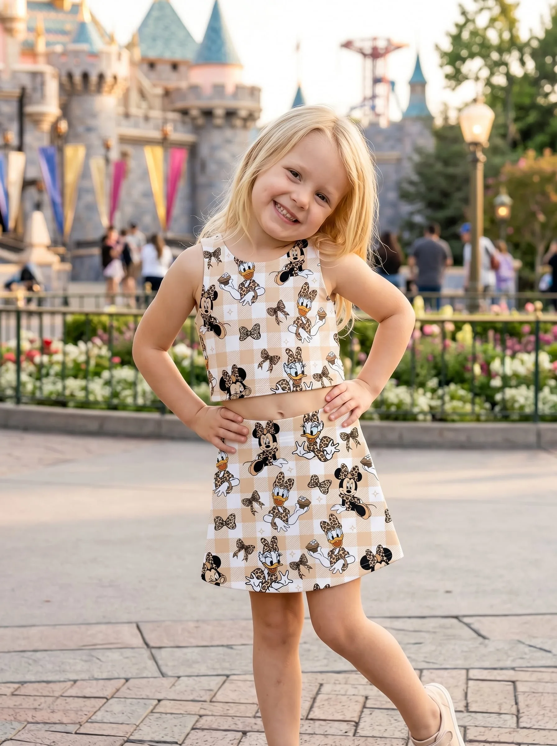 Leopard Minnie Matching Dress Set, Mom And Me Outfit, Disney Park Vacation Clothes - Image 2