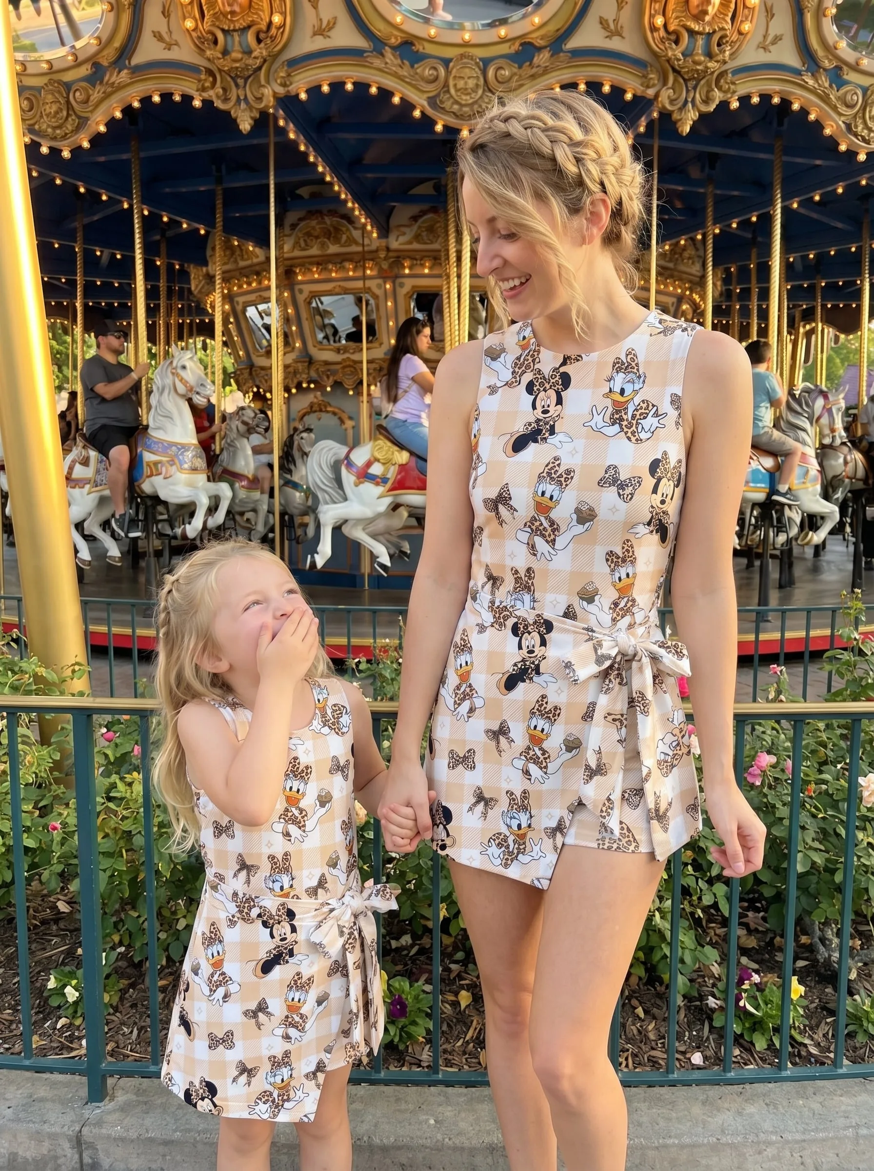 Leopard Minnie Tennis Dress Skirt, Disney Park Vacation Outfit, Minnie Daisy Skort Dress - Image 4