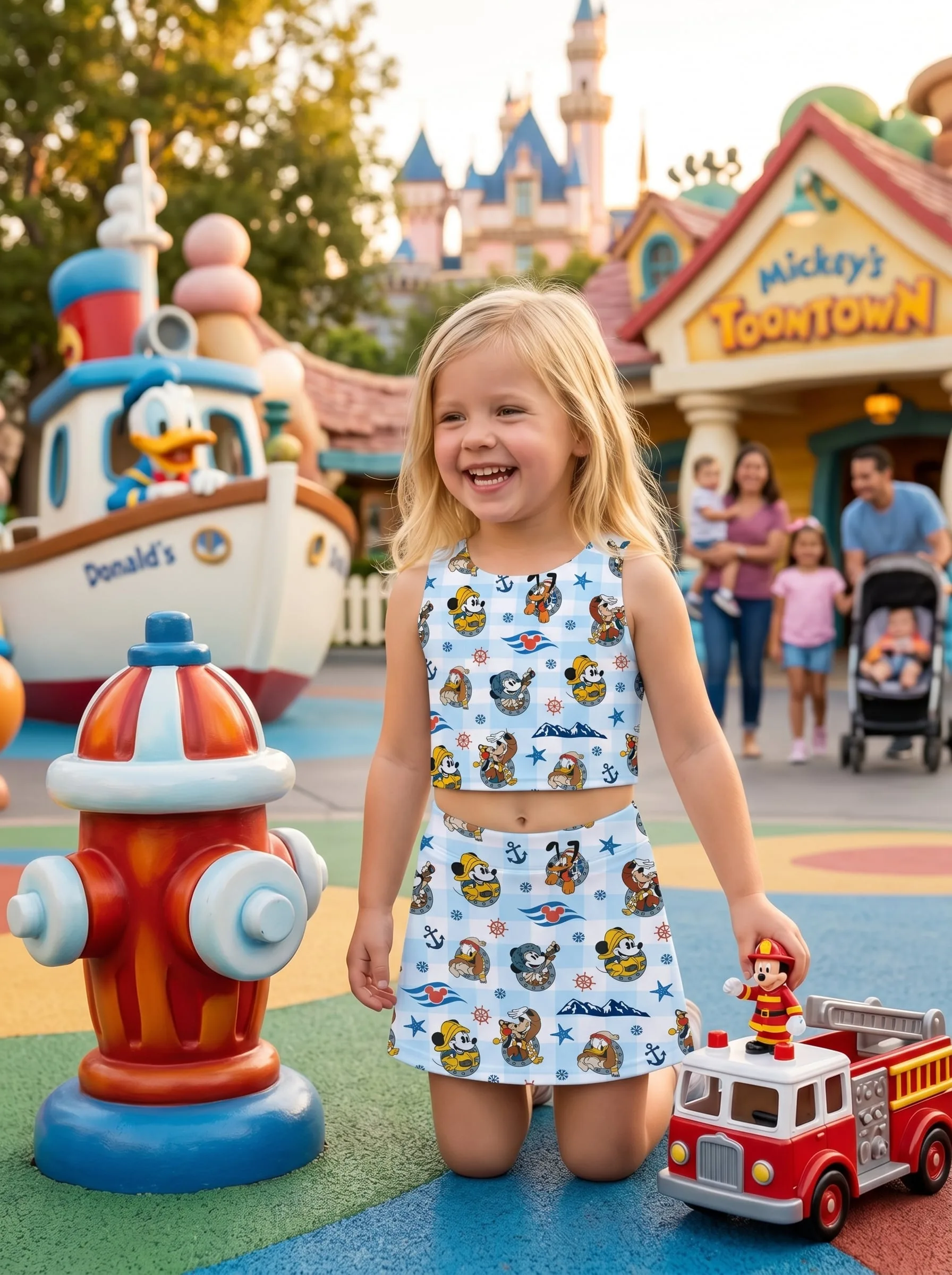 Disney Cruise Line Matching Dress Set, Mom And Me Outfit, Disney Cruise Vacation Clothes - Image 2