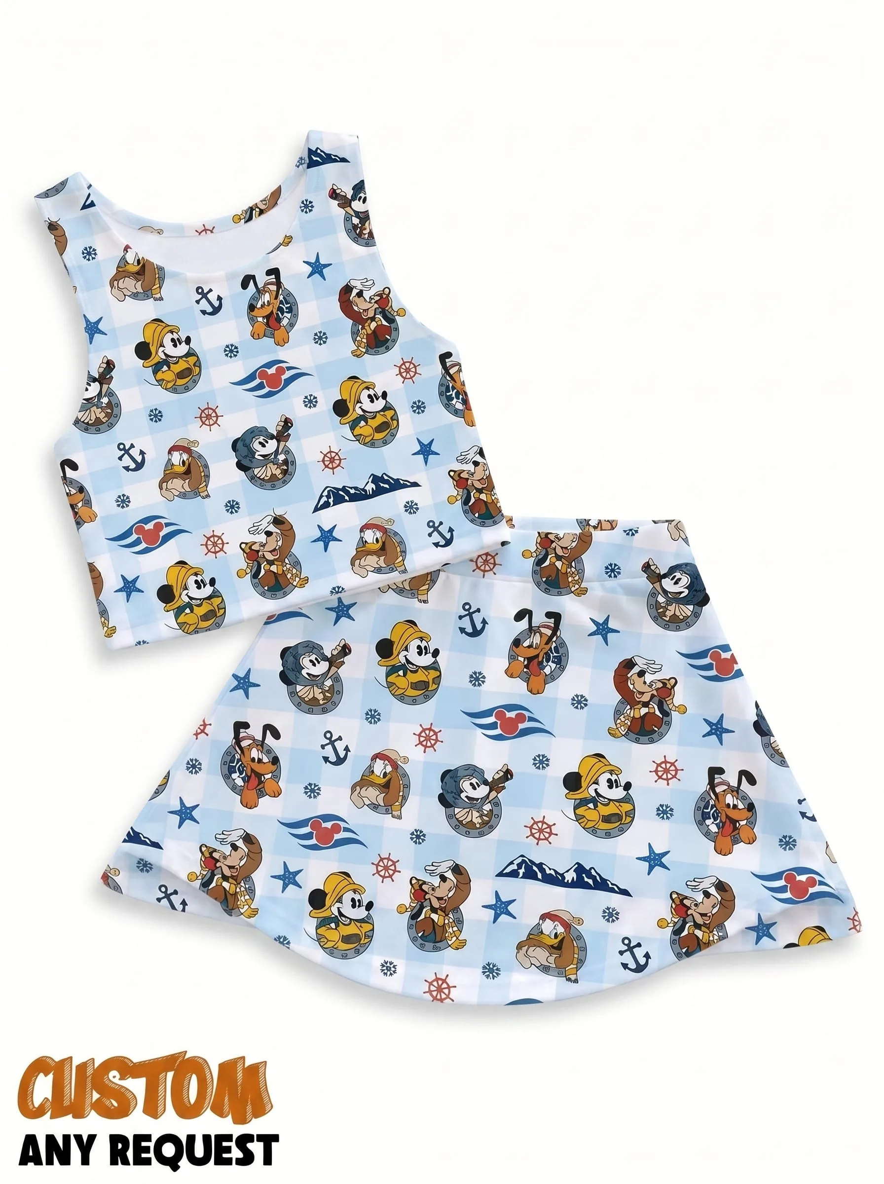 Disney Cruise Line Matching Dress Set, Mom And Me Outfit, Disney Cruise Vacation Clothes