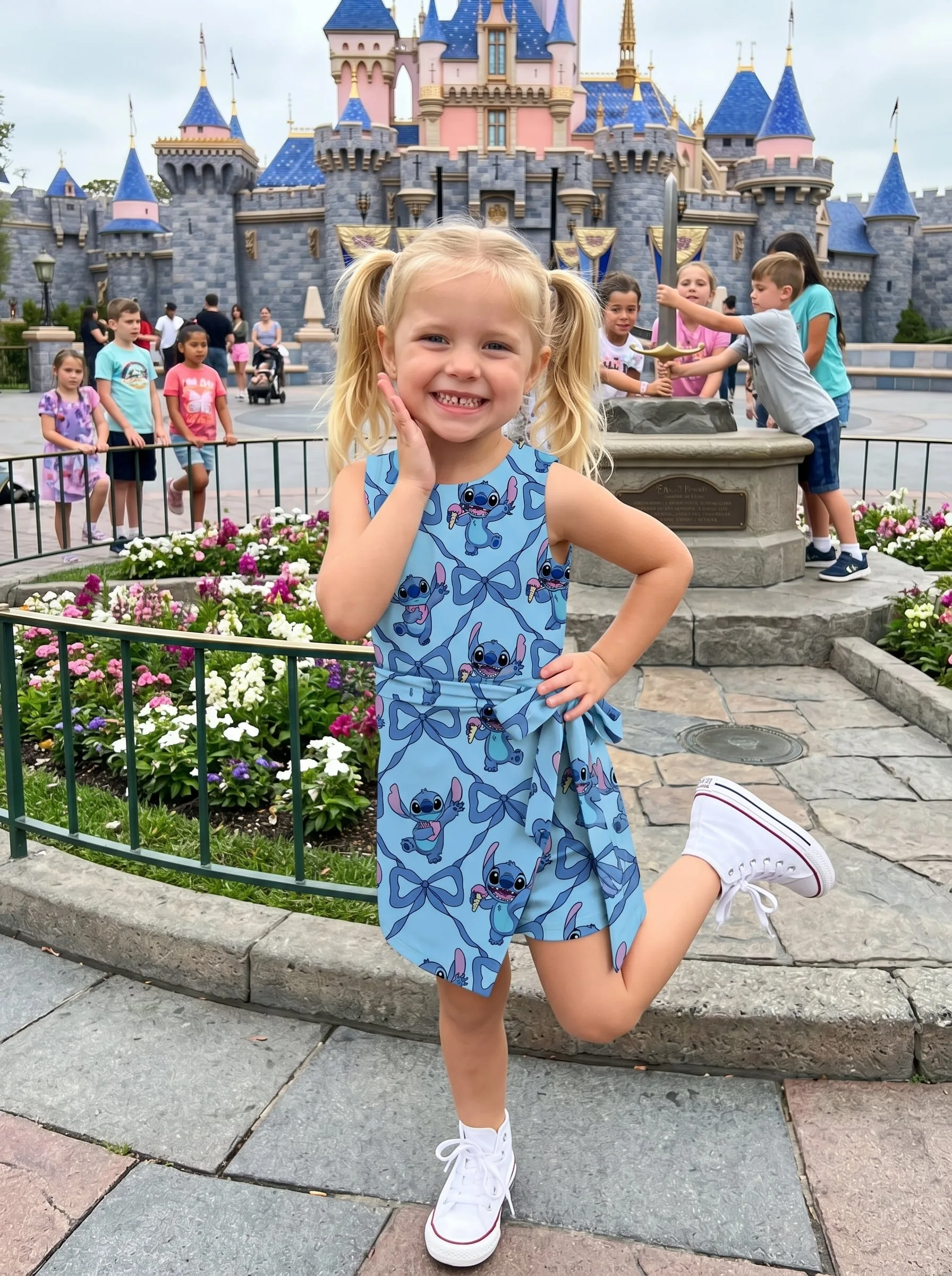 Stitch Tennis Dress Skirt, Disney Park Vacation Outfit, Stitch Skort Dress - Image 2