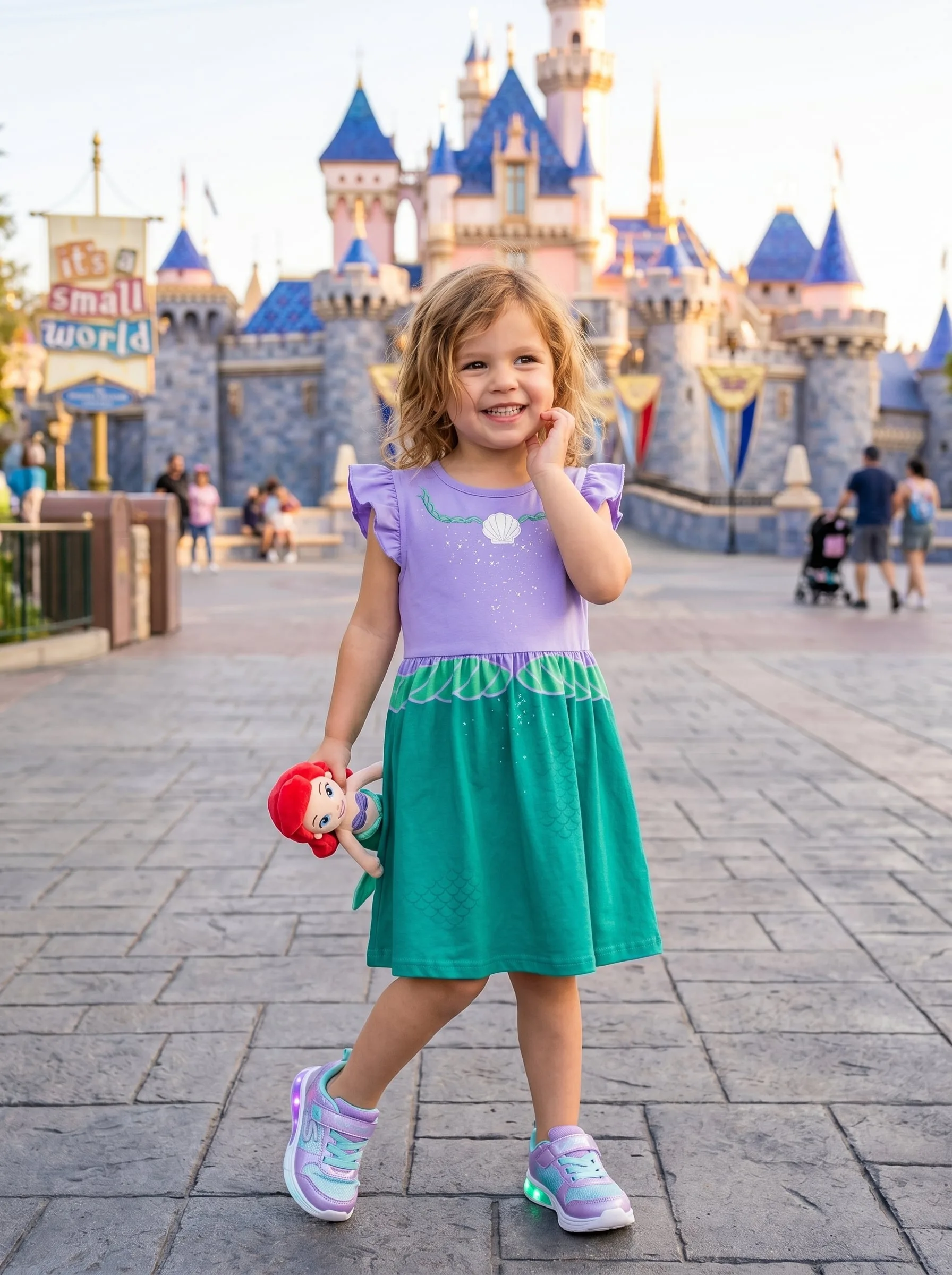Ariel Twirl Dress, Disney Parks Outfit for Girls, Princess Ariel Dress - Image 4
