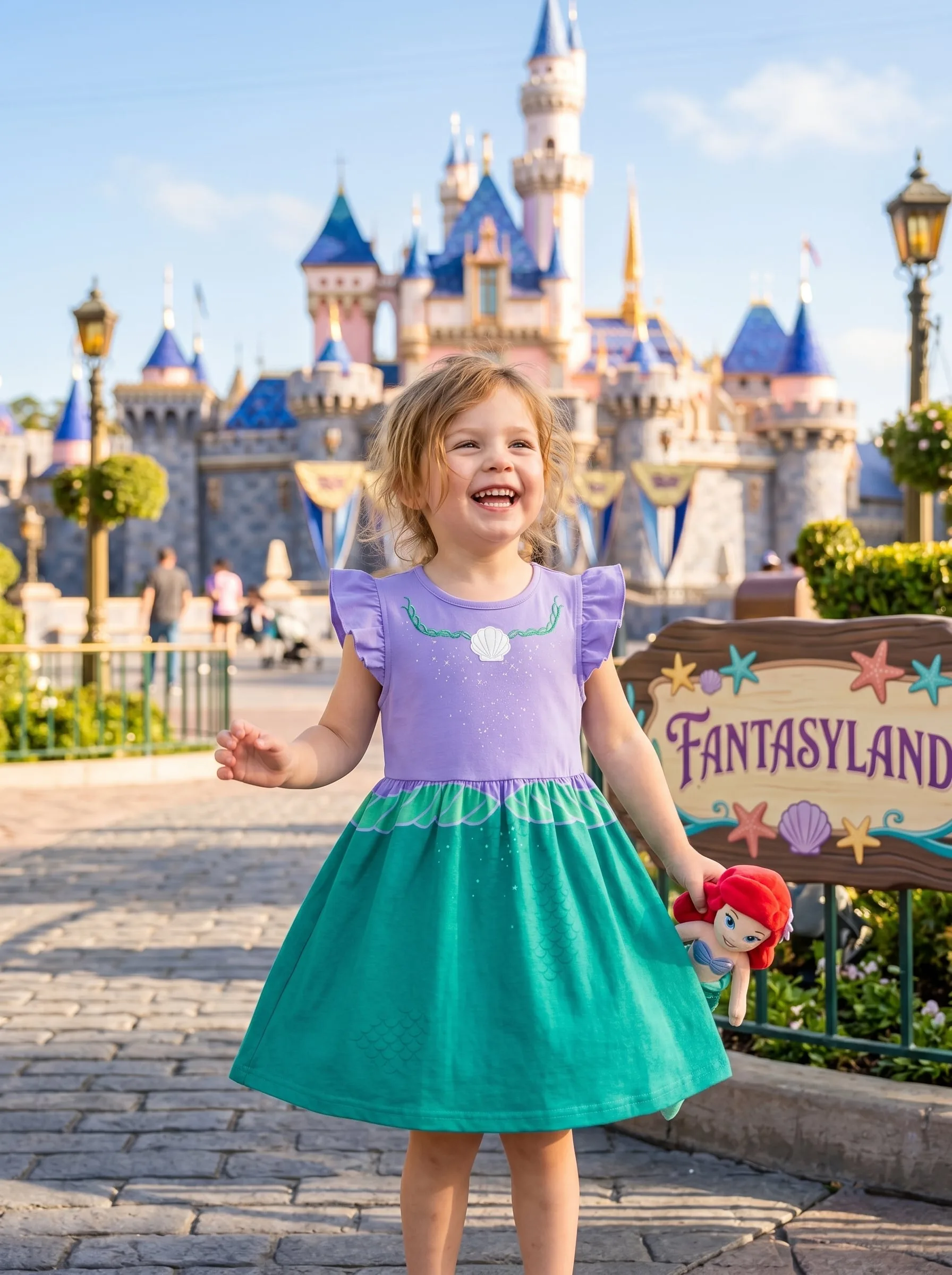 Ariel Twirl Dress, Disney Parks Outfit for Girls, Princess Ariel Dress
