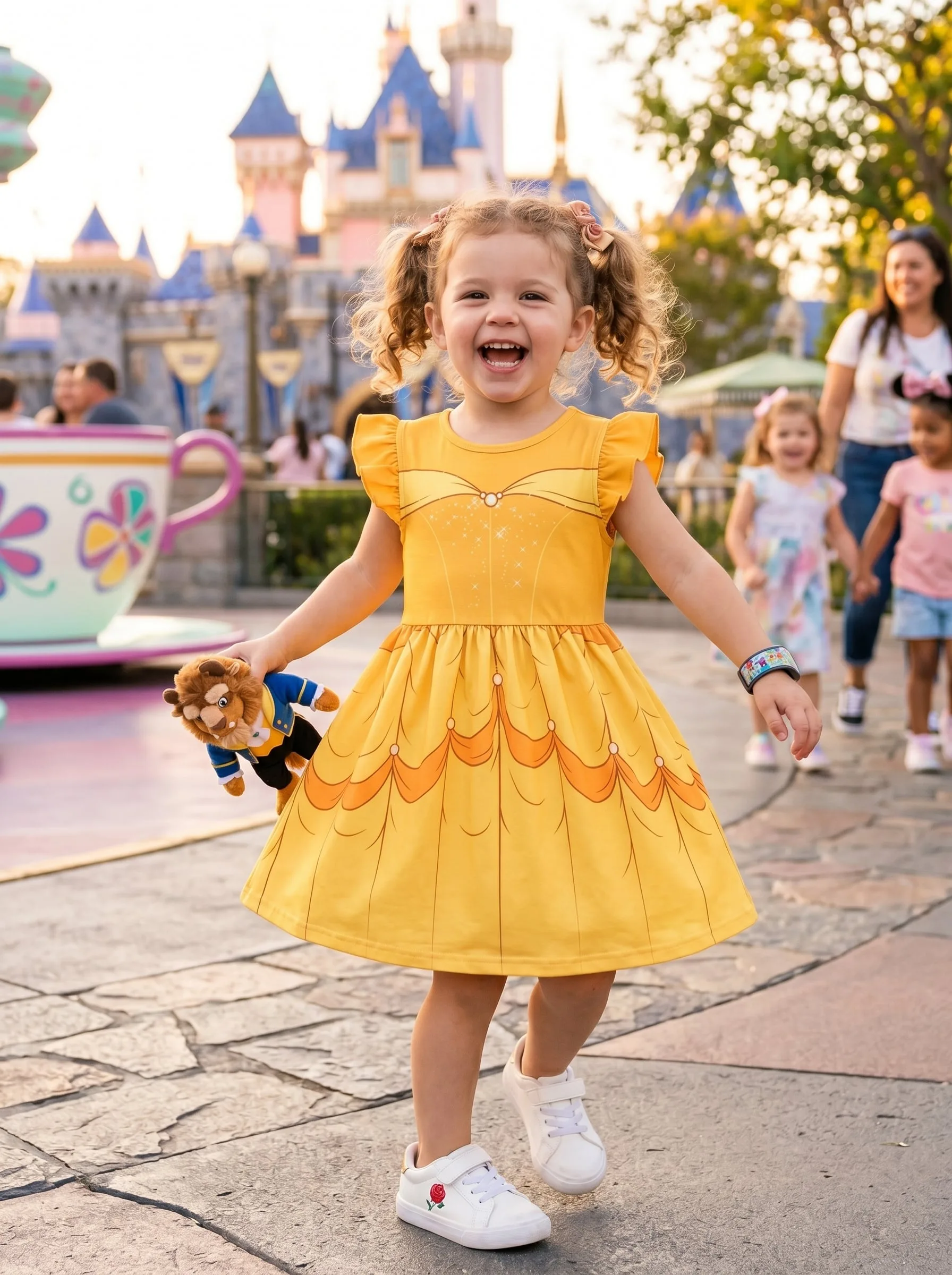 Belle Twirl Dress, Disney Parks Outfit for Girls, Princess Belle Dress