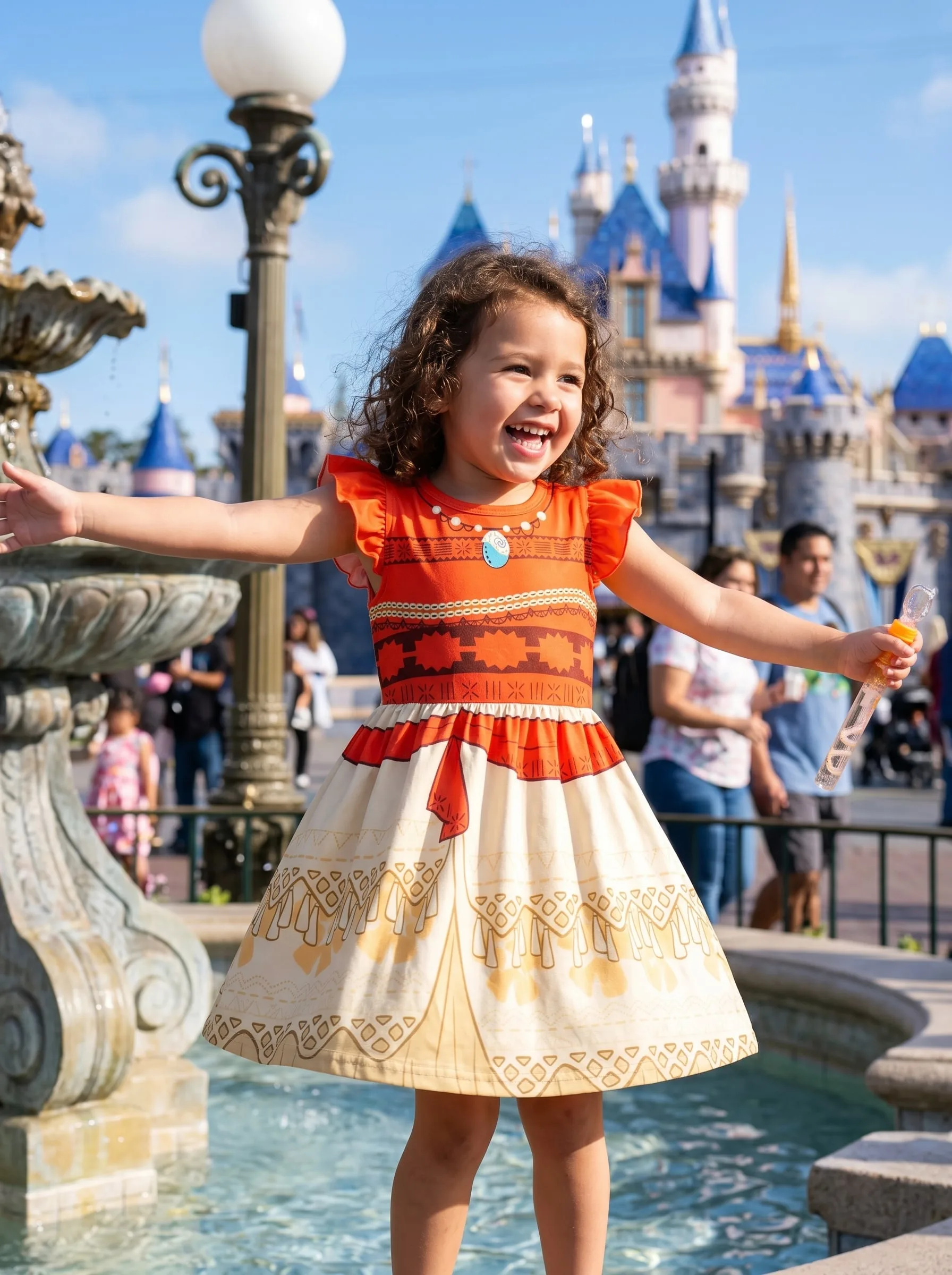 Moana Twirl Dress, Disney Parks Outfit for Girls, Princess Moana Dress