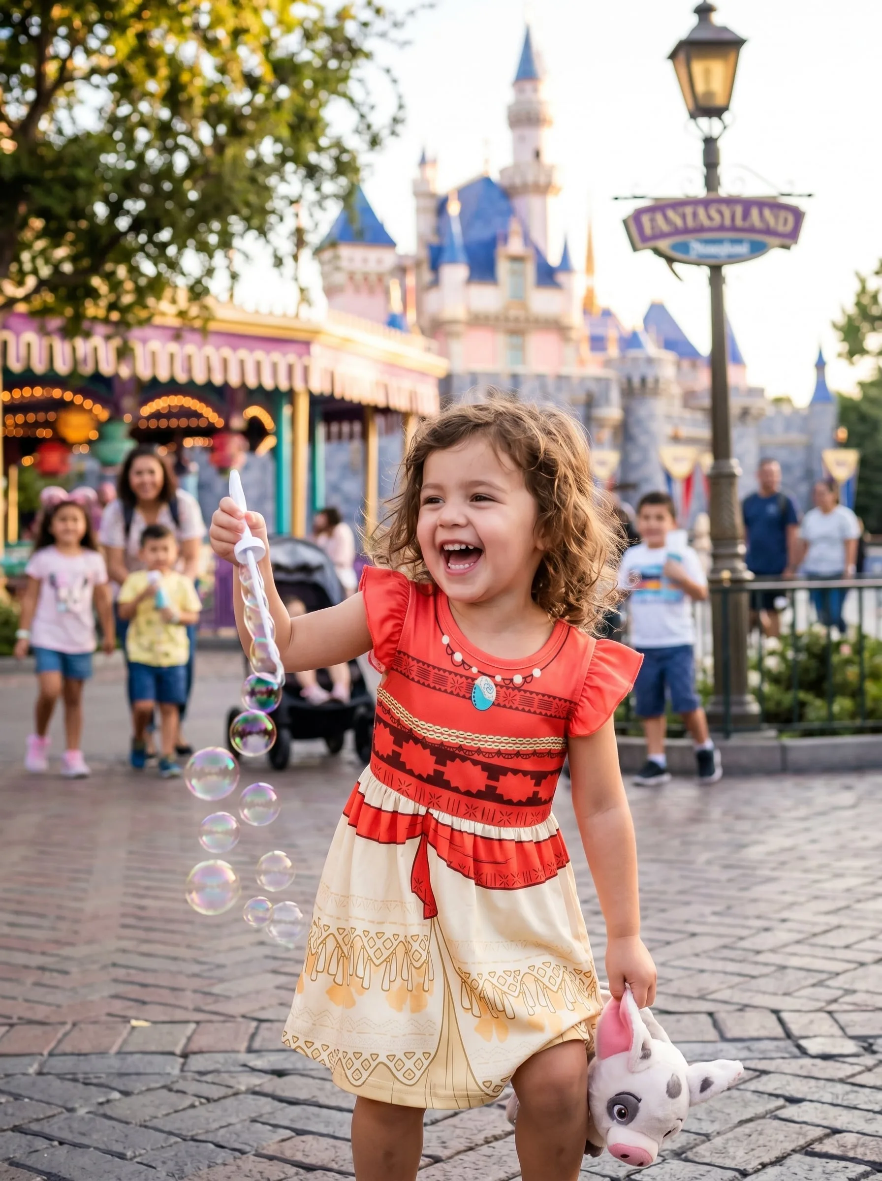 Moana Twirl Dress, Disney Parks Outfit for Girls, Princess Moana Dress - Image 3
