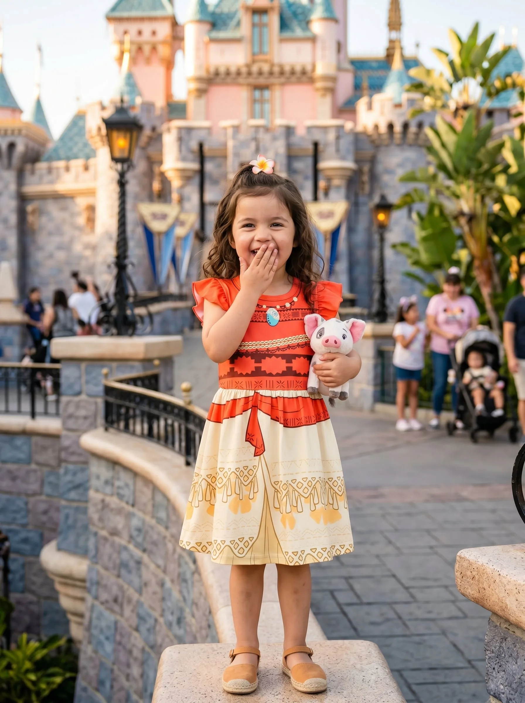 Moana Twirl Dress, Disney Parks Outfit for Girls, Princess Moana Dress - Image 4