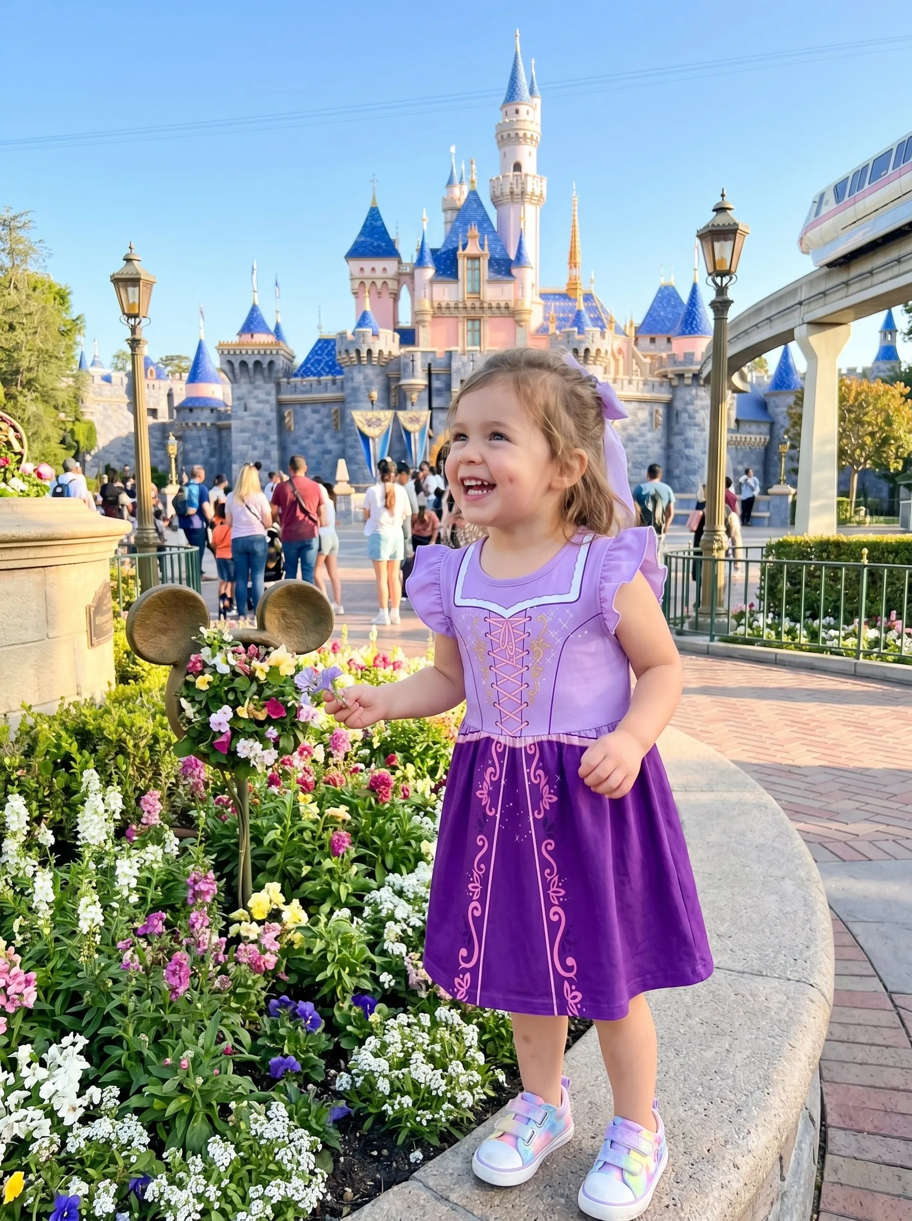 Rapunzel Twirl Dress, Disney Parks Outfit for Girls, Princess Rapunzel Dress - Image 3