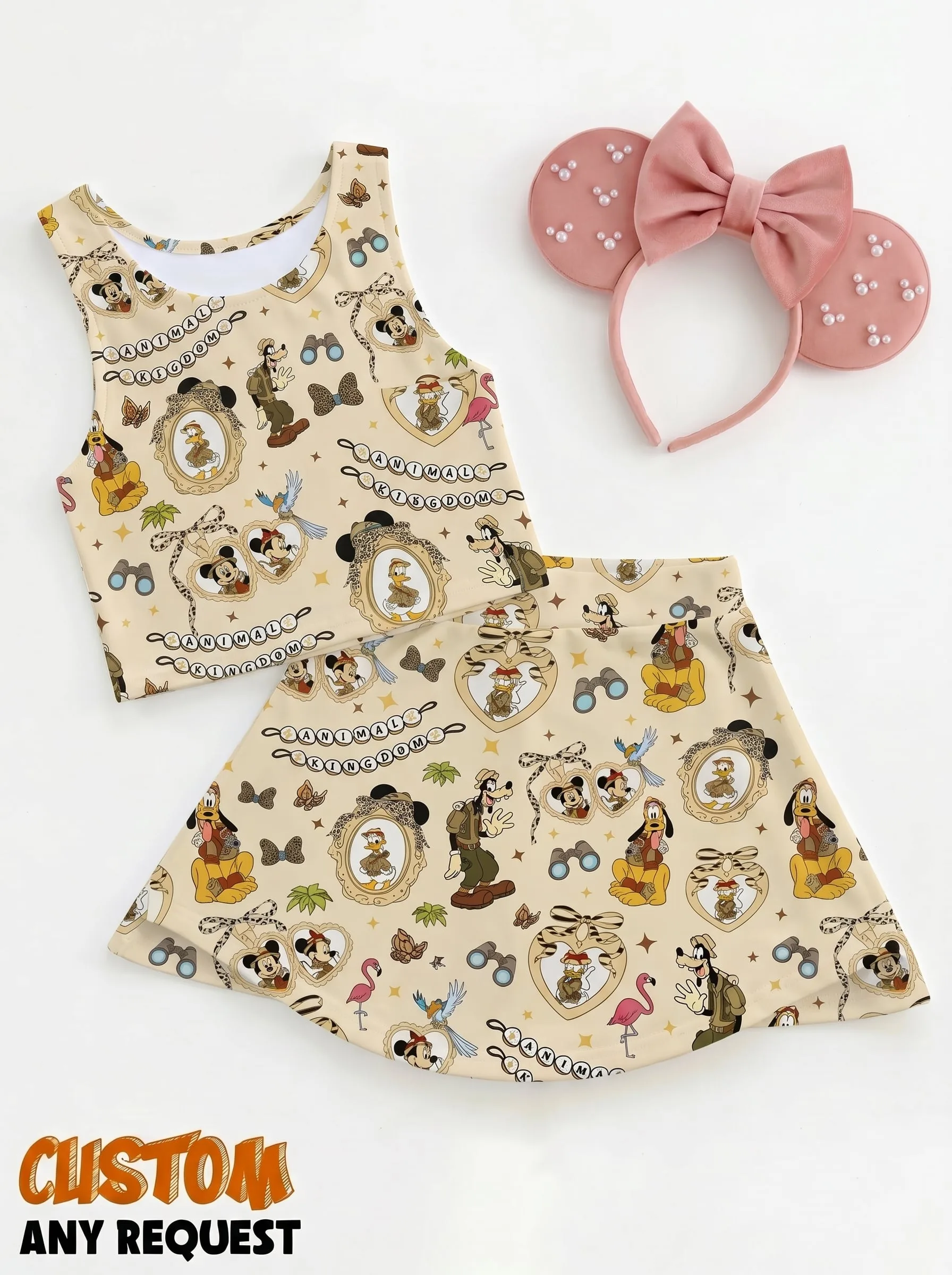 Animal Kingdom Matching Dress Set, Mom And Me Outfit, Disney Park Vacation Clothes