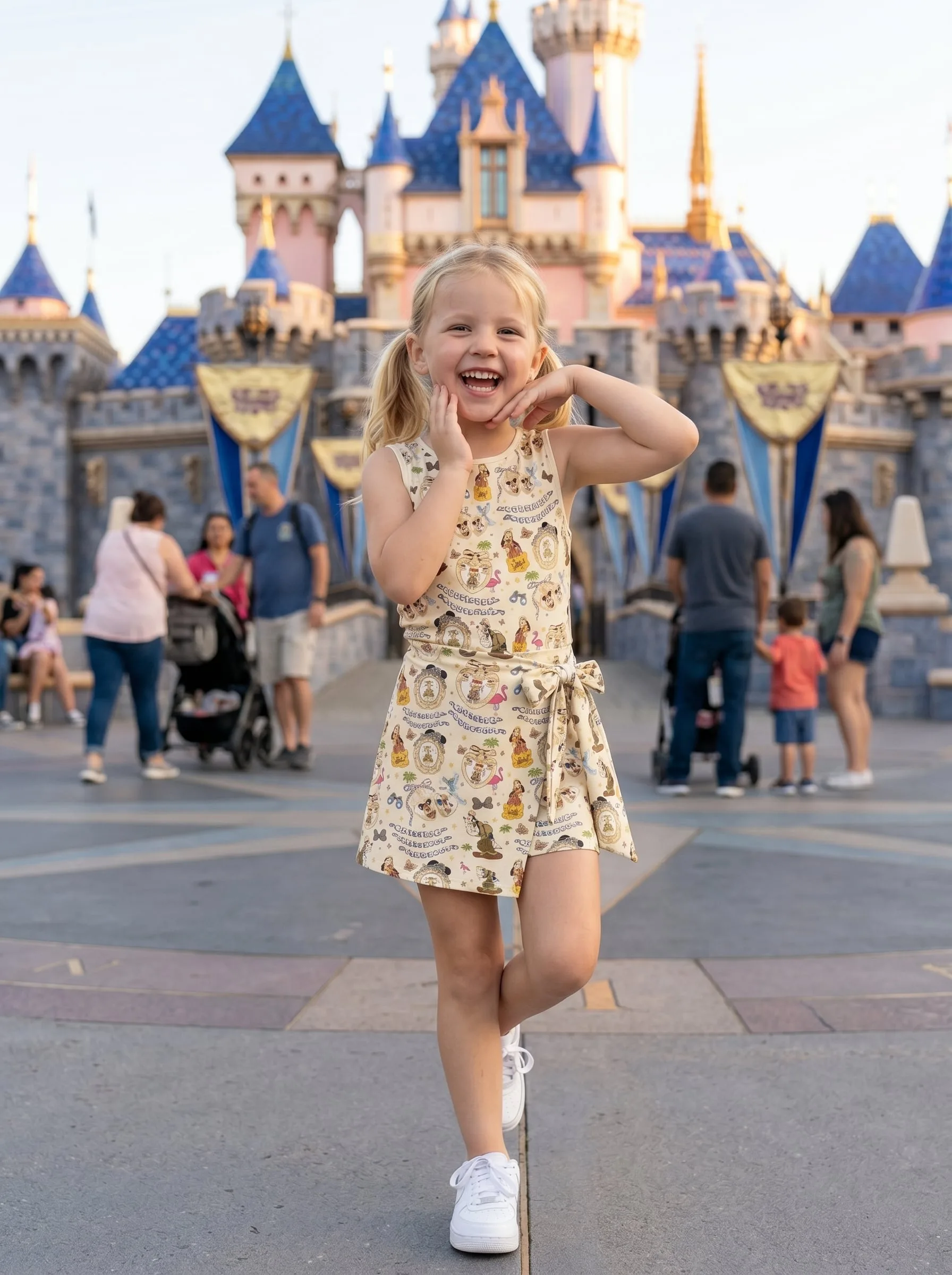 Beauty And The Beast Tennis Dress Skirt, Disney Park Vacation Outfit, Beauty And The Beast Skort Dress - Image 2