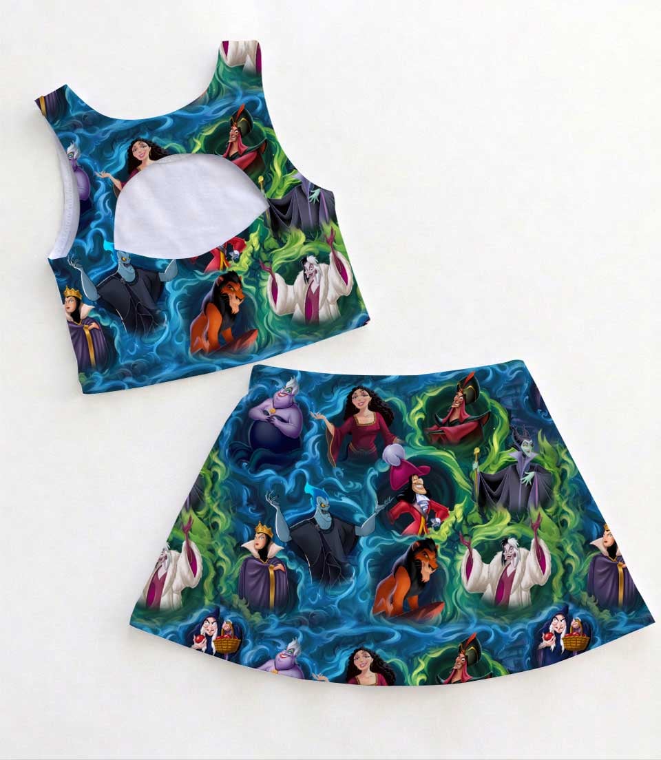 Disney Villains Matching Mom and Me Dress Set, Halloween Theme Park Family Vacation Outfit - Image 2