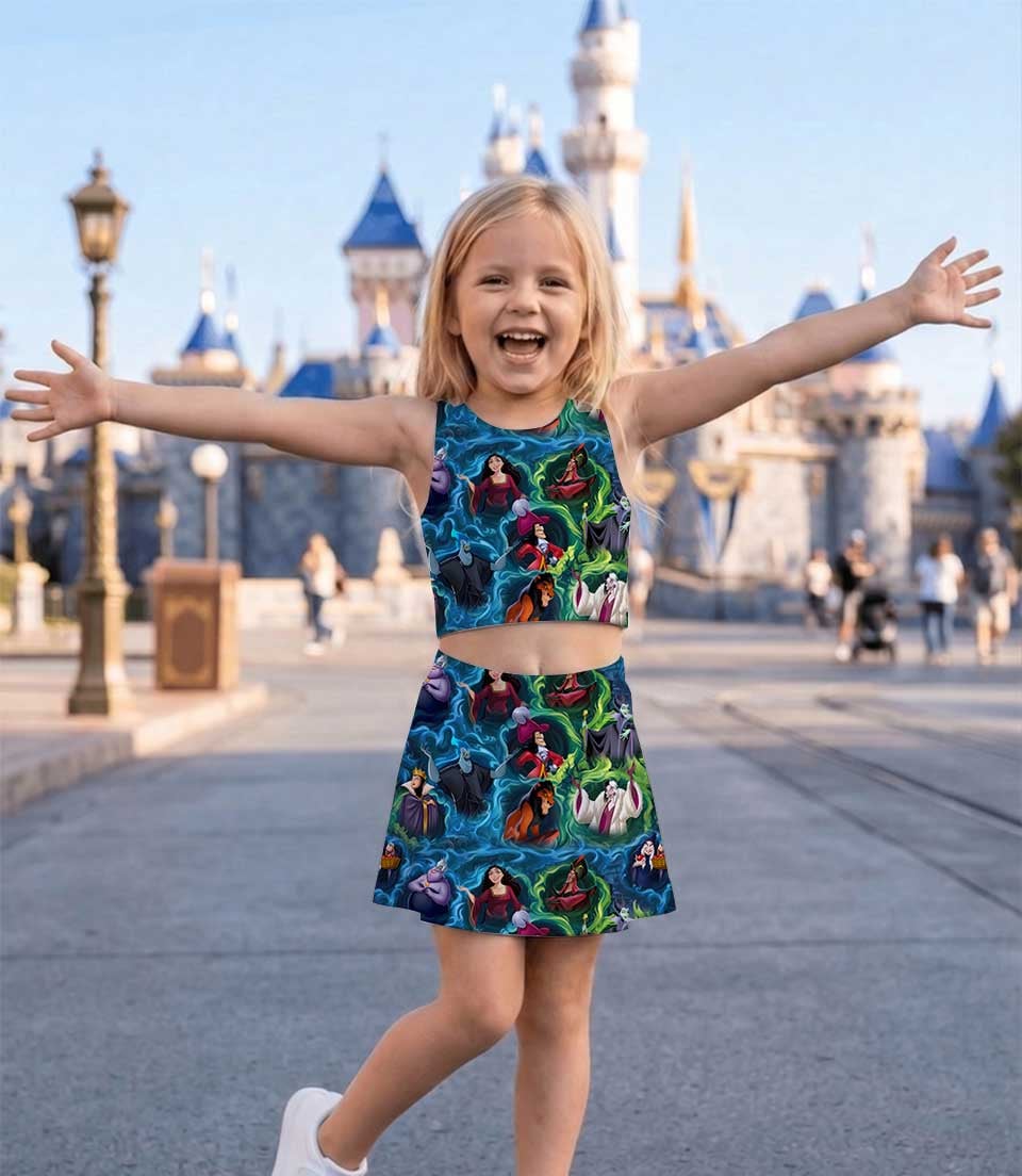 Disney Villains Matching Mom and Me Dress Set, Halloween Theme Park Family Vacation Outfit - Image 5