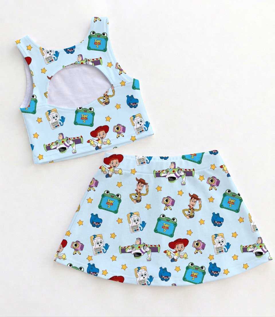 Disney Pixar Toy Story Buzz, Jessie & Aliens Matching Mom and Me Dress Set, Family Theme Park Vacation Outfit - Image 2