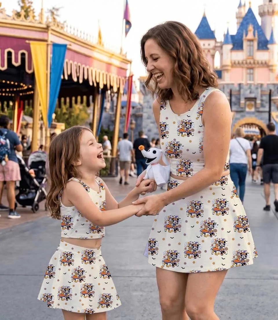 Disney Mickey & Friends Halloween Matching Mom and Me Dress Set, Spooky Fall Theme Park Family Vacation Outfit - Image 3