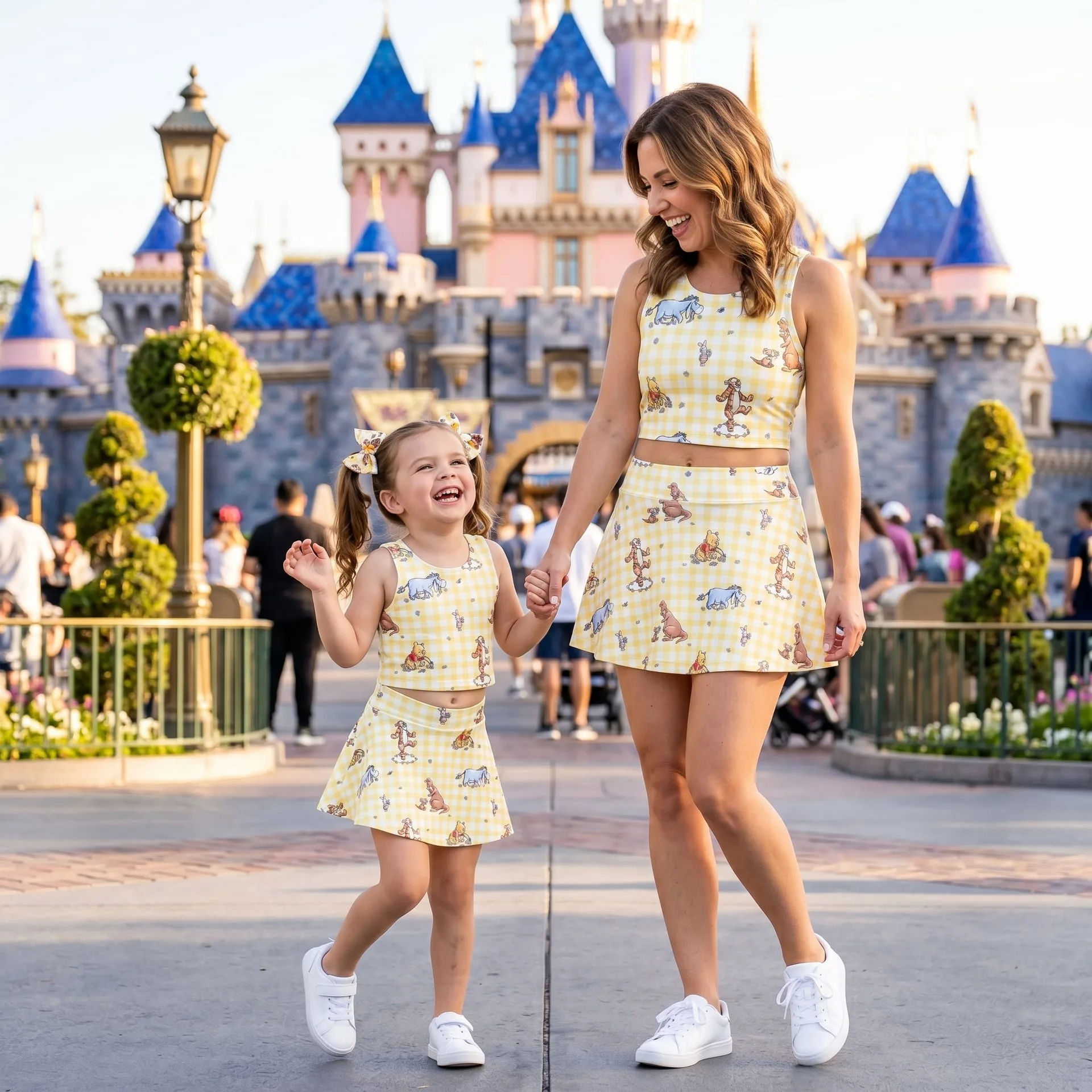 Winnie The Pooh Matching Dress Set, Mom And Me Outfit, Disney Park Vacation Clothes - Image 4