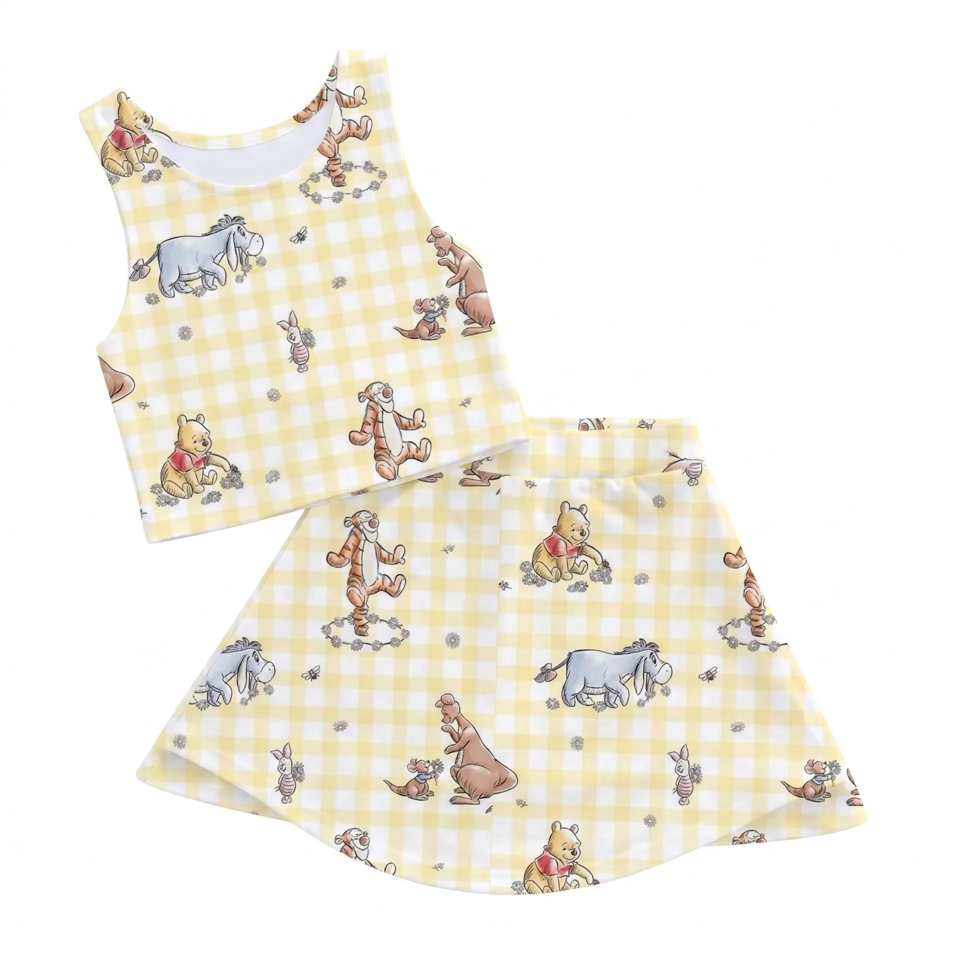 Winnie The Pooh Matching Dress Set, Mom And Me Outfit, Disney Park Vacation Clothes