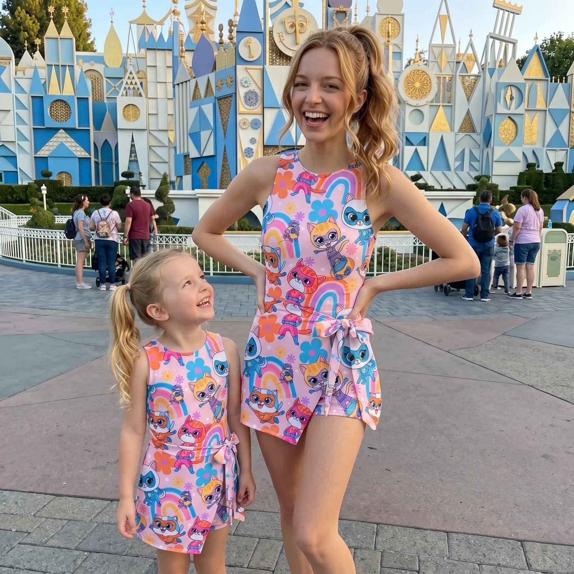 SuperKitties Tennis Dress Skirt, Disney Park Vacation Outfit, SuperKitties Skort Dress