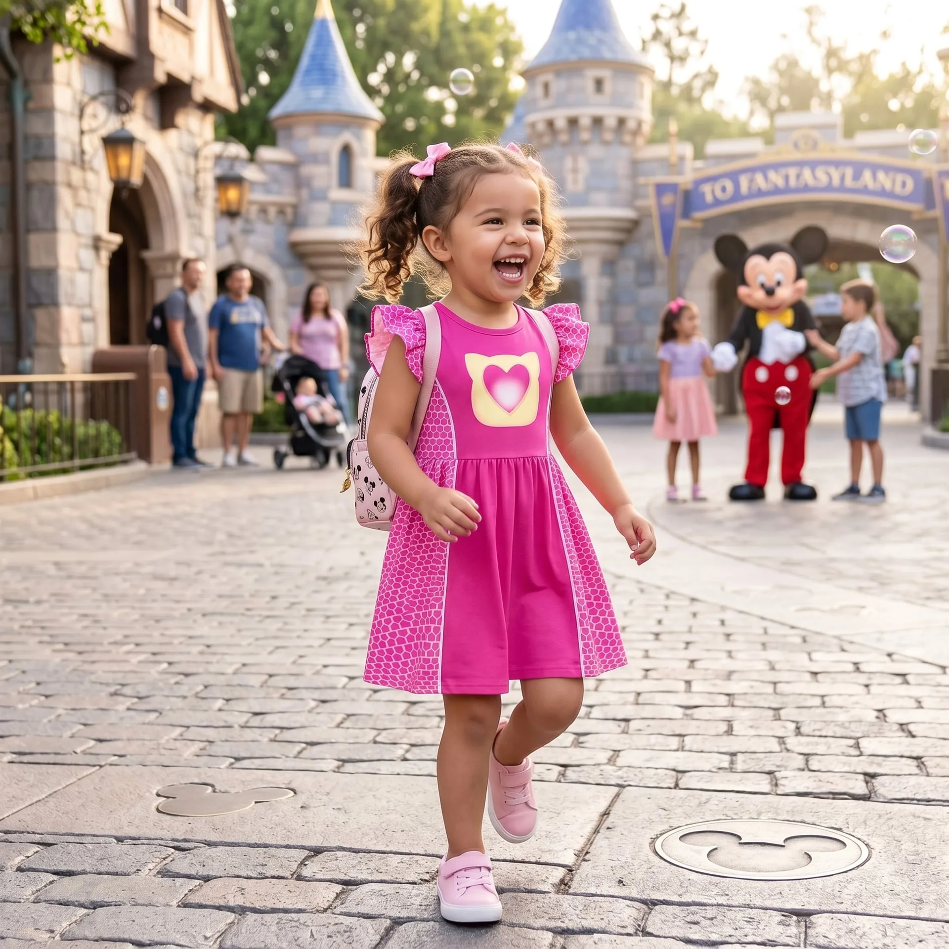 Care Bears Twirl Dress, Disney Parks Outfit for Girls, Care Bears Dress - Image 5