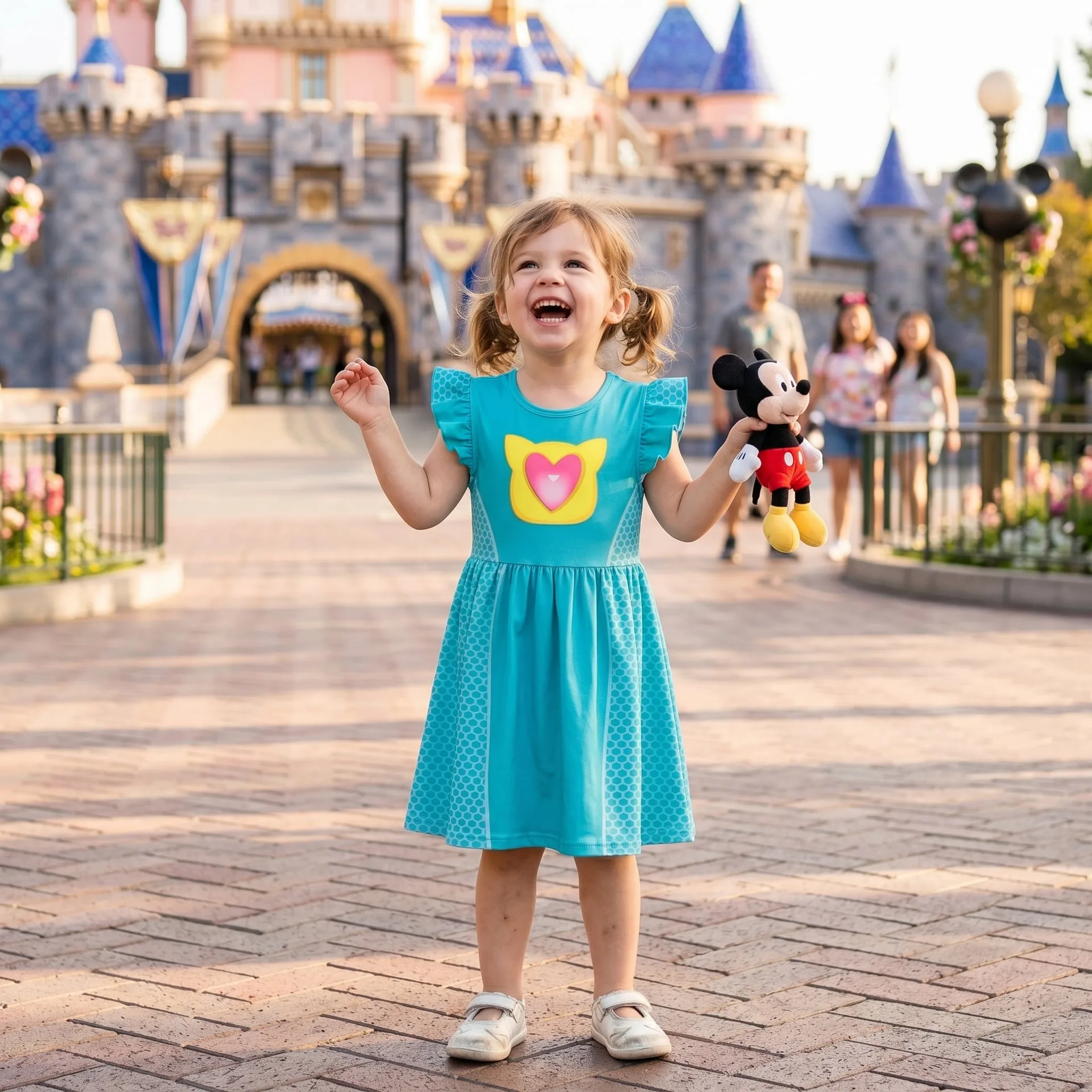 Care Bears Twirl Dress, Disney Parks Outfit for Girls, Care Bears Dress - Image 3