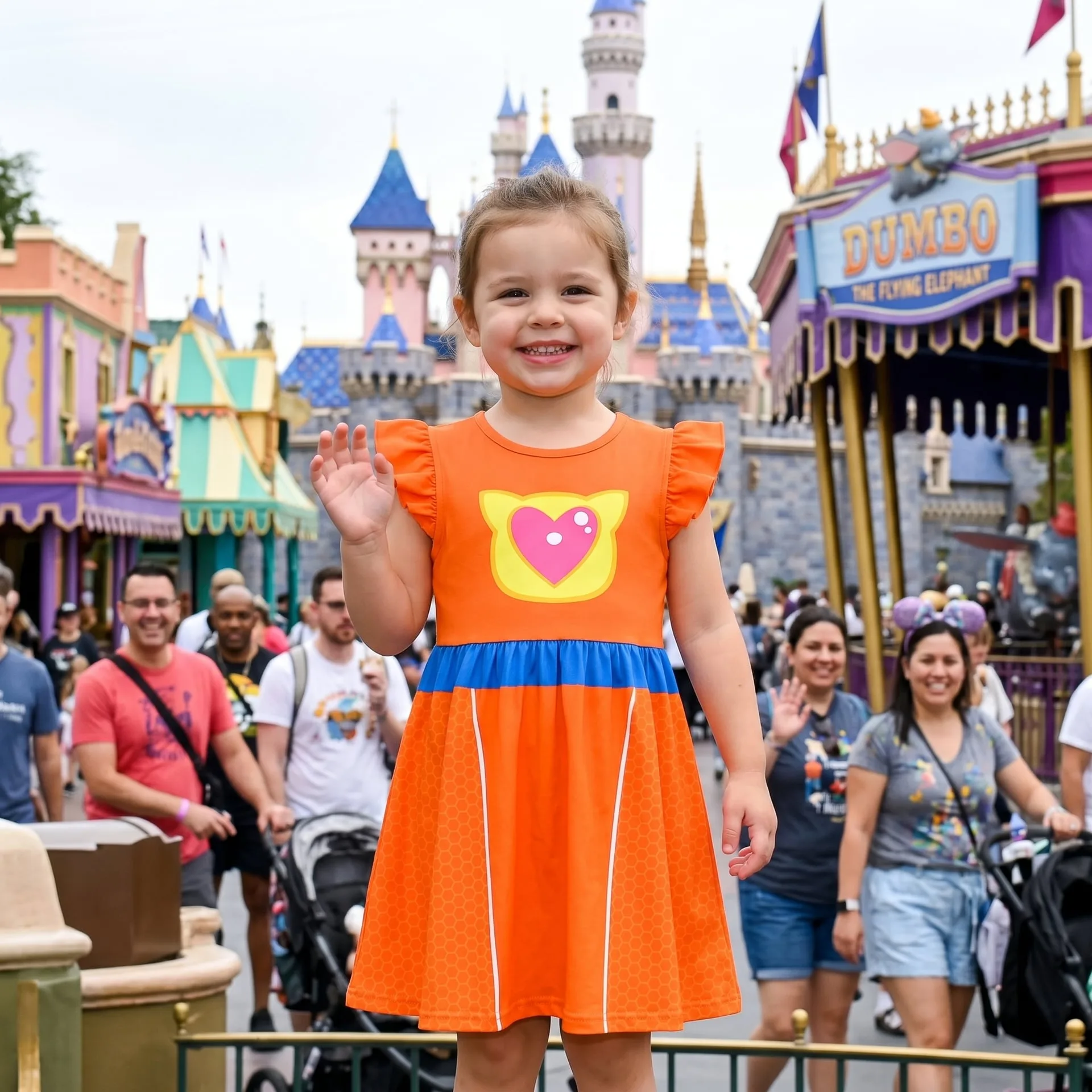 Care Bears Twirl Dress, Disney Parks Outfit for Girls, Care Bears Dress - Image 2