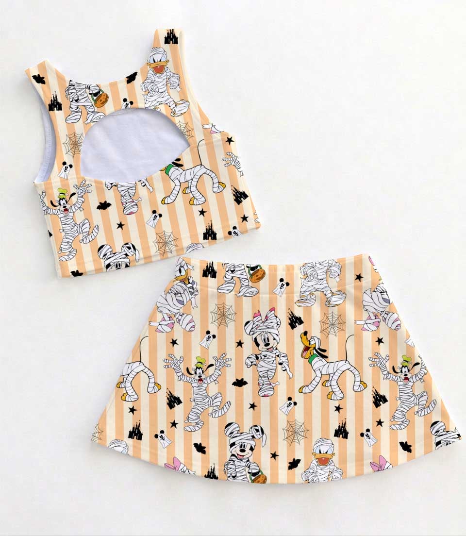 Disney Halloween Mummy Friends Matching Mom and Me Dress Set, Spooky Theme Park Family Vacation Outfit - Image 2
