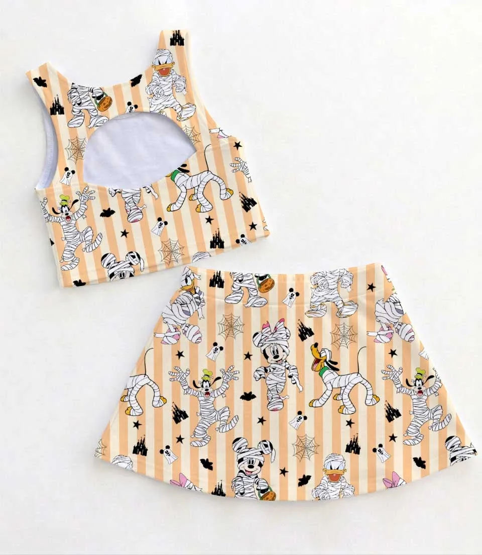 Disney Halloween Mummy Friends Matching Mom and Me Dress Set, Spooky Theme Park Family Vacation Outfit - Image 2