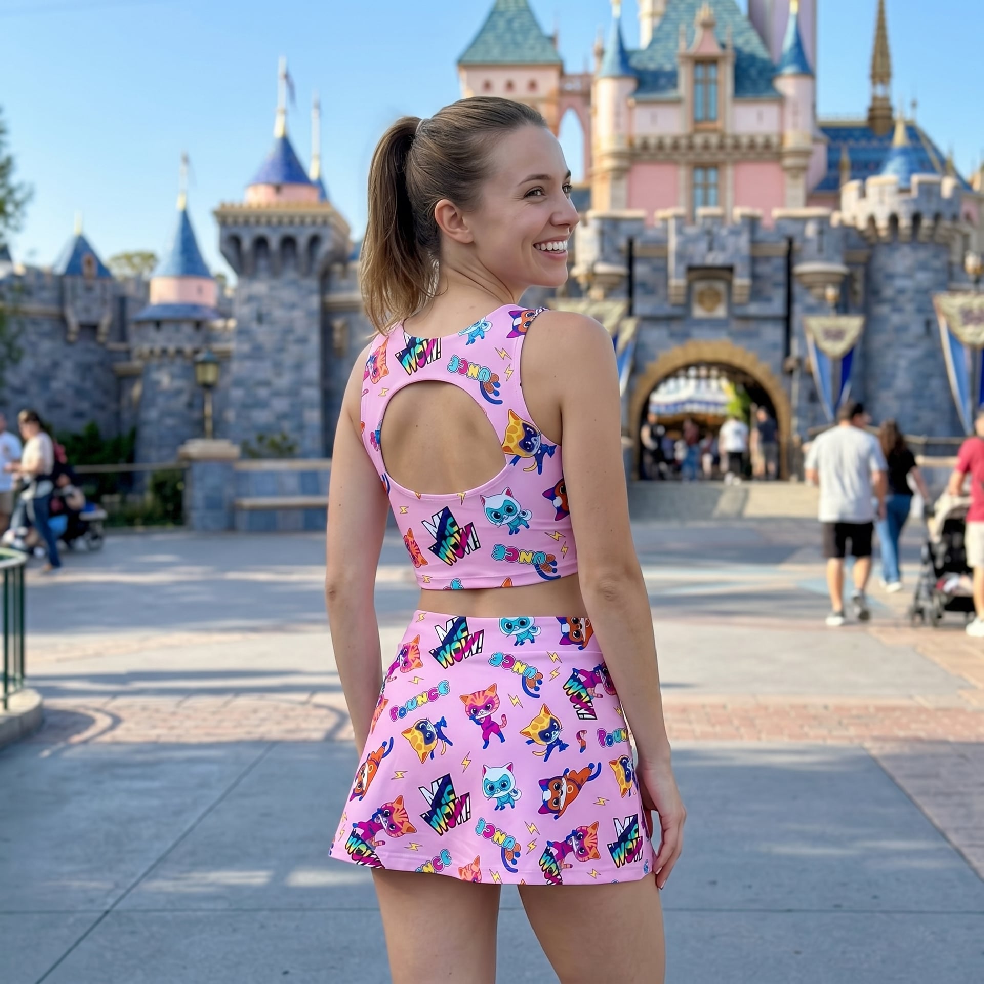SuperKitties Matching Dress Set, Mom And Me Outfit, Disney Park Vacation Clothes - Image 3