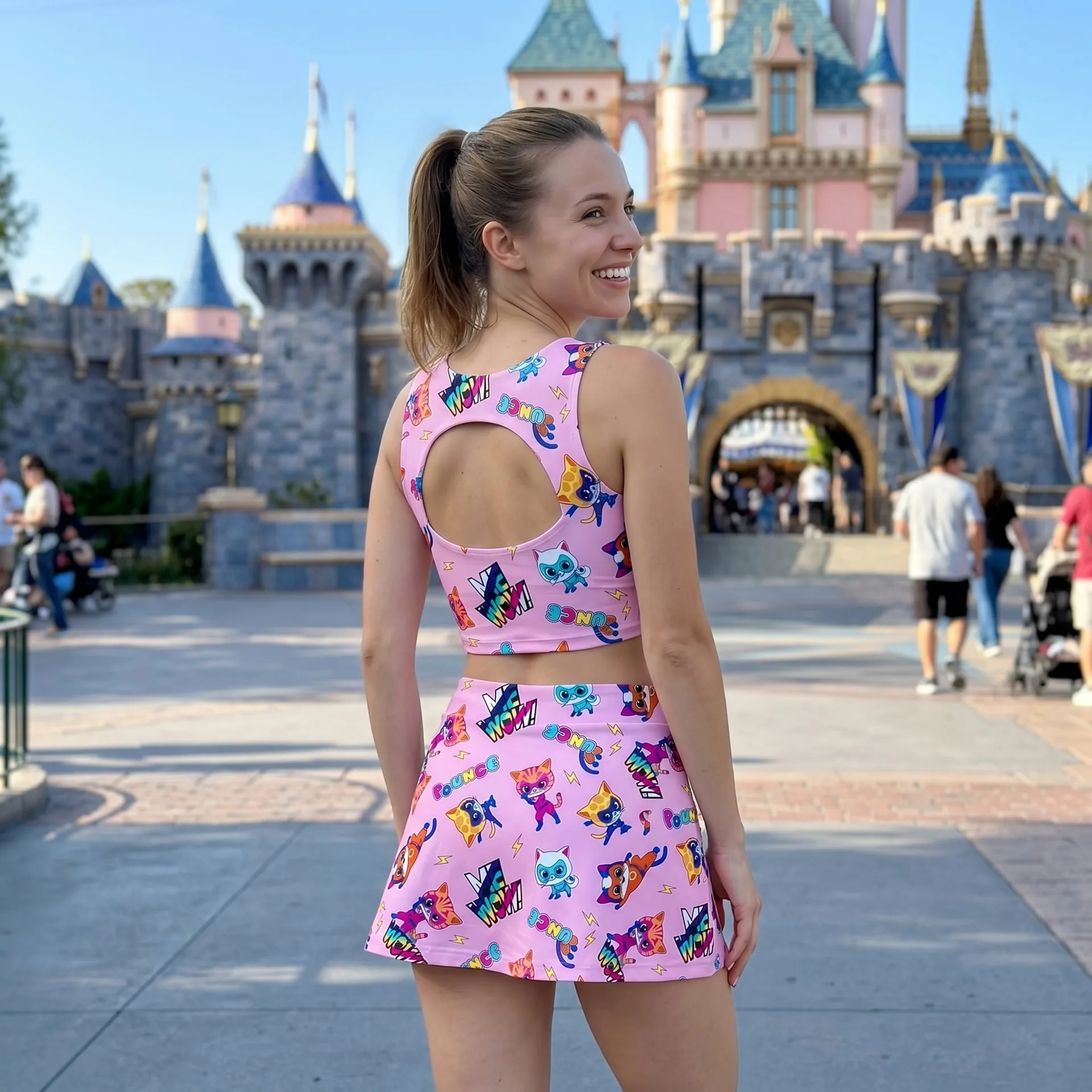 SuperKitties Matching Dress Set, Mom And Me Outfit, Disney Park Vacation Clothes - Image 3