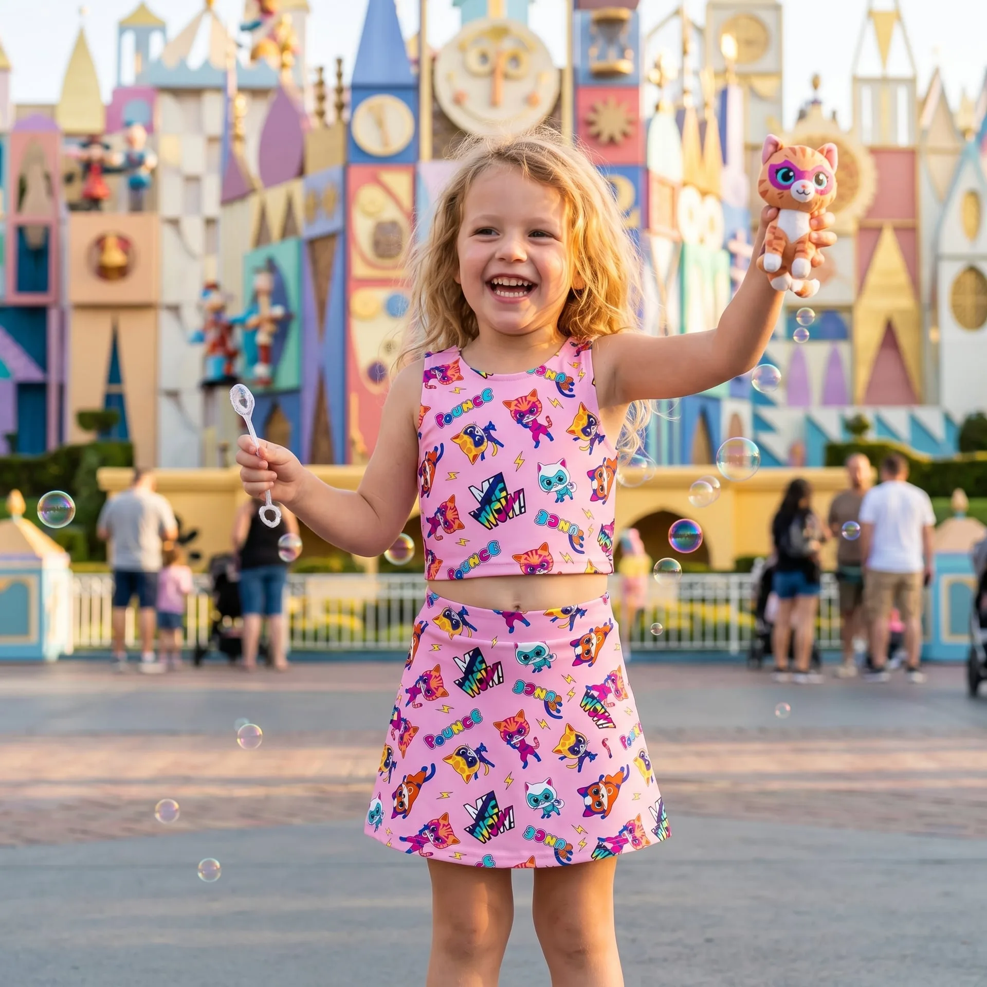 SuperKitties Matching Dress Set, Mom And Me Outfit, Disney Park Vacation Clothes - Image 2
