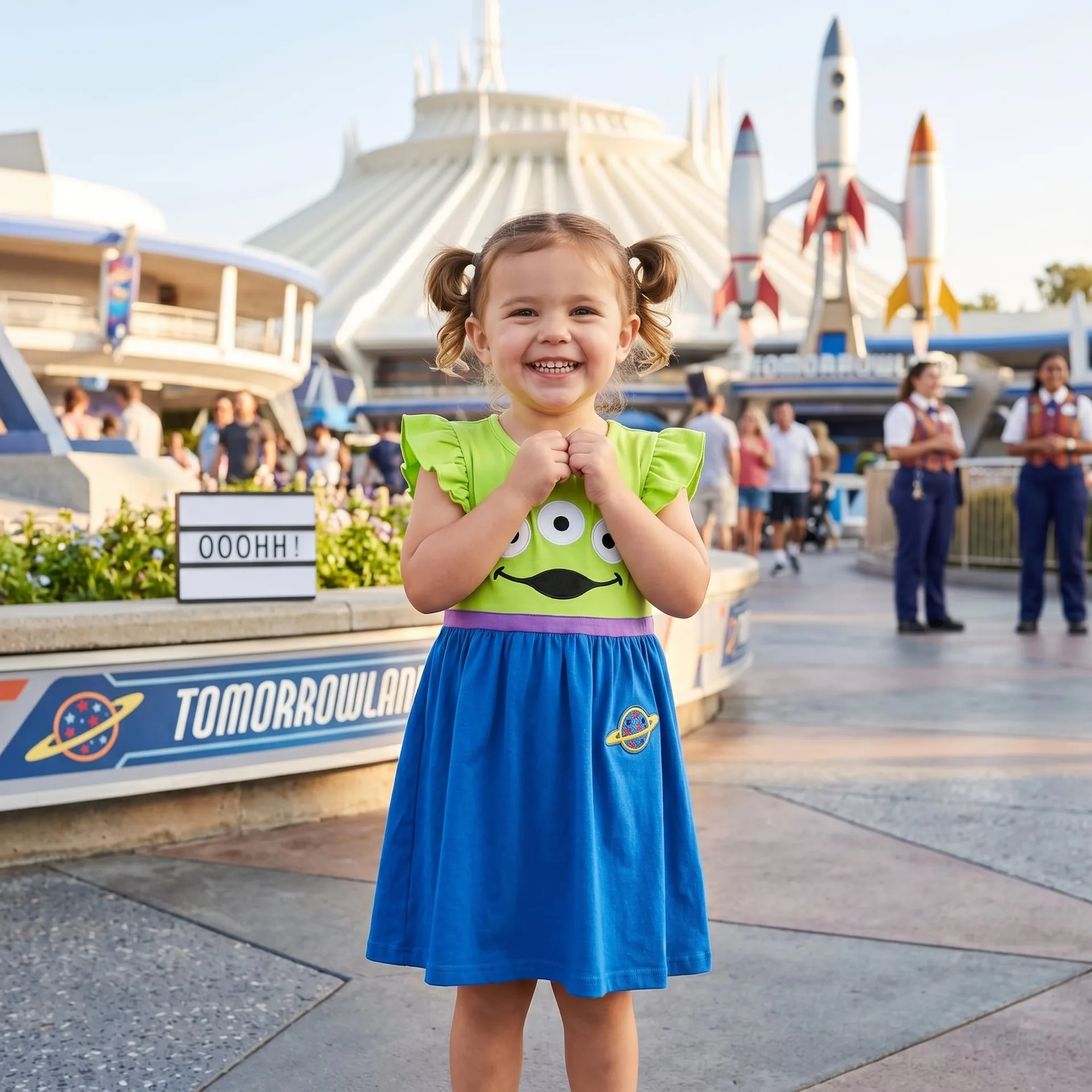 Toy Story Alien Twirl Dress, Disney Parks Outfit for Girls, Toy Story Alien Dress - Image 4