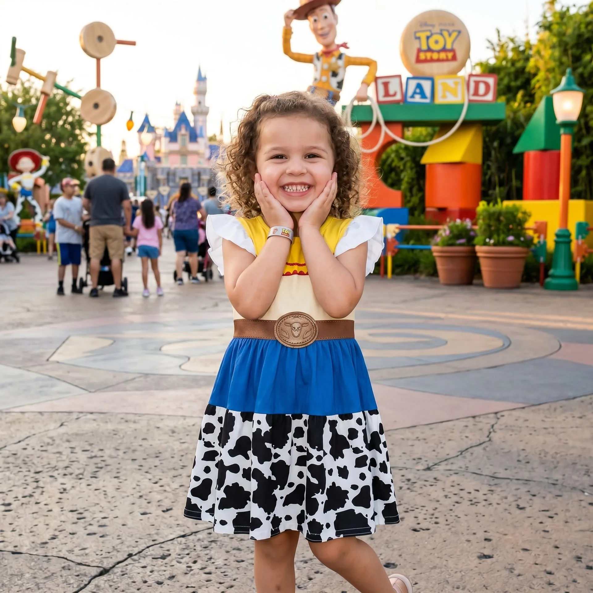 Jessie Twirl Dress, Disney Parks Outfit for Girls, Toy Story Jessie Dress - Image 3