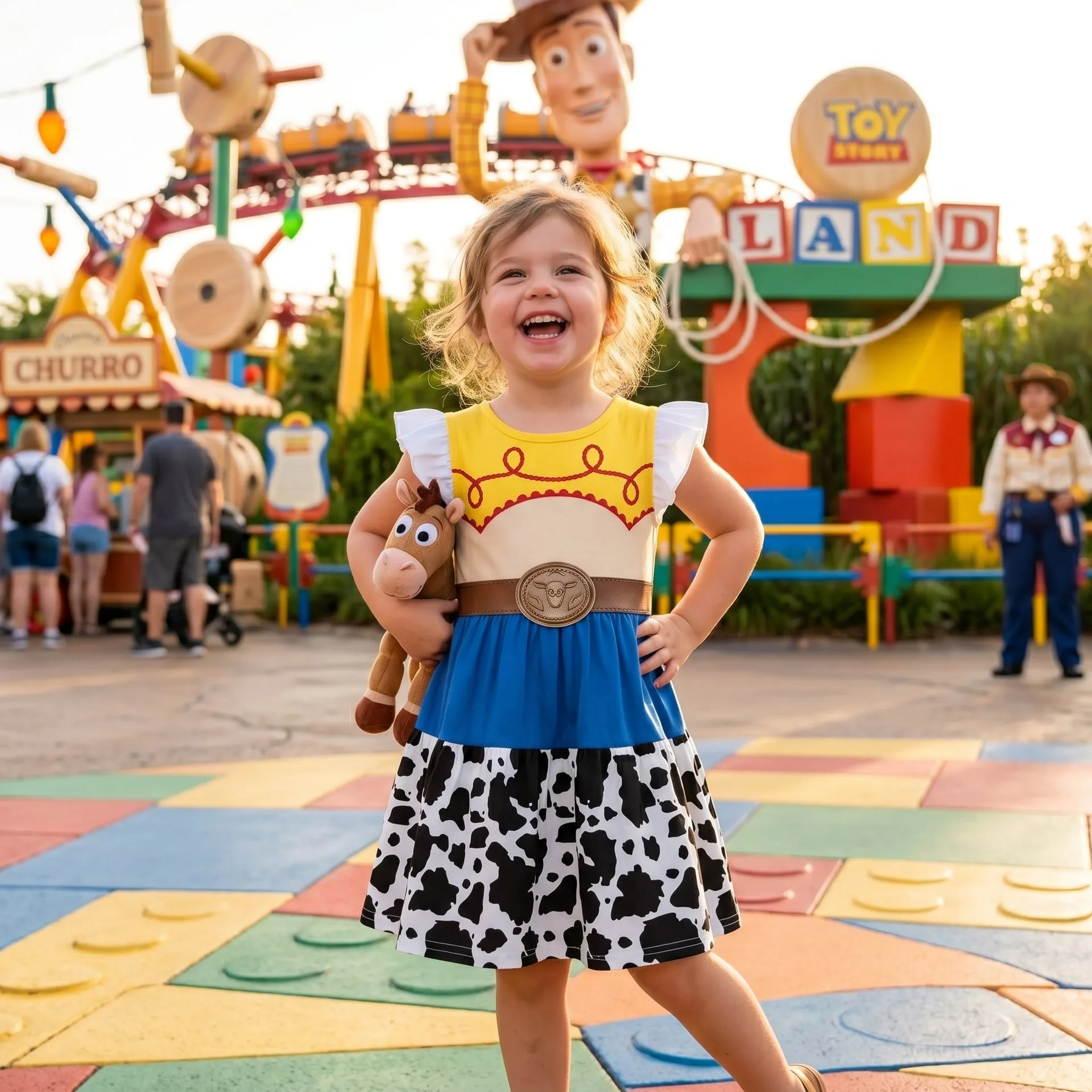 Jessie Twirl Dress, Disney Parks Outfit for Girls, Toy Story Jessie Dress - Image 4