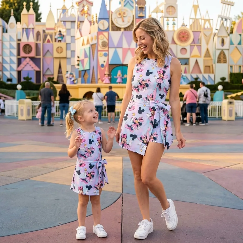 Minnie Mouse Ballet Tennis Dress Skirt, Disney Park Vacation Outfit, Minnie Ballerina Skort Dress - Image 4