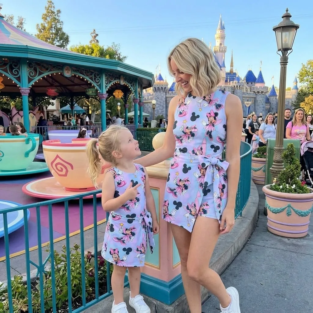 Minnie Mouse Ballet Tennis Dress Skirt, Disney Park Vacation Outfit, Minnie Ballerina Skort Dress - Image 5
