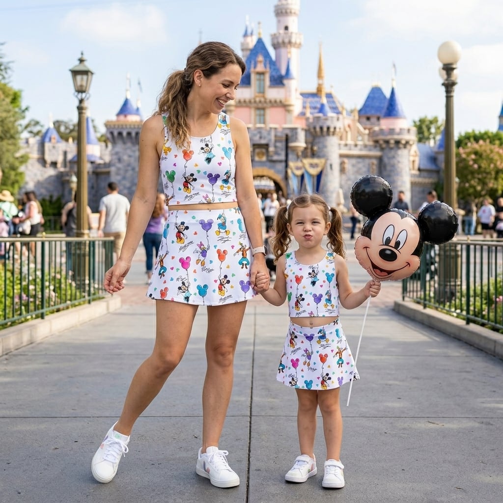 Classic Disney Characters Matching Dress Set, Mom And Me Outfit, Disney Park Vacation Clothes - Image 4