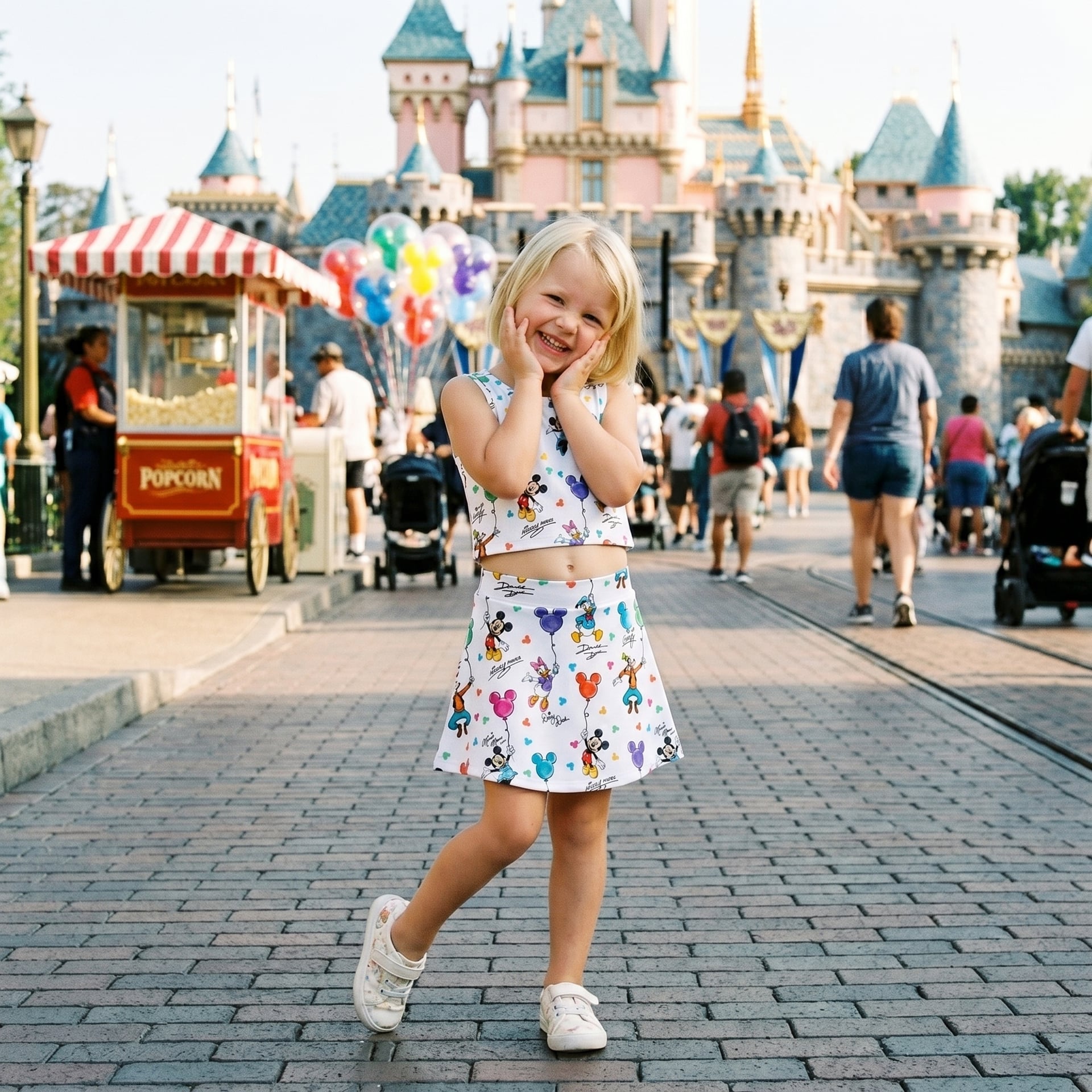 Classic Disney Characters Matching Dress Set, Mom And Me Outfit, Disney Park Vacation Clothes - Image 2