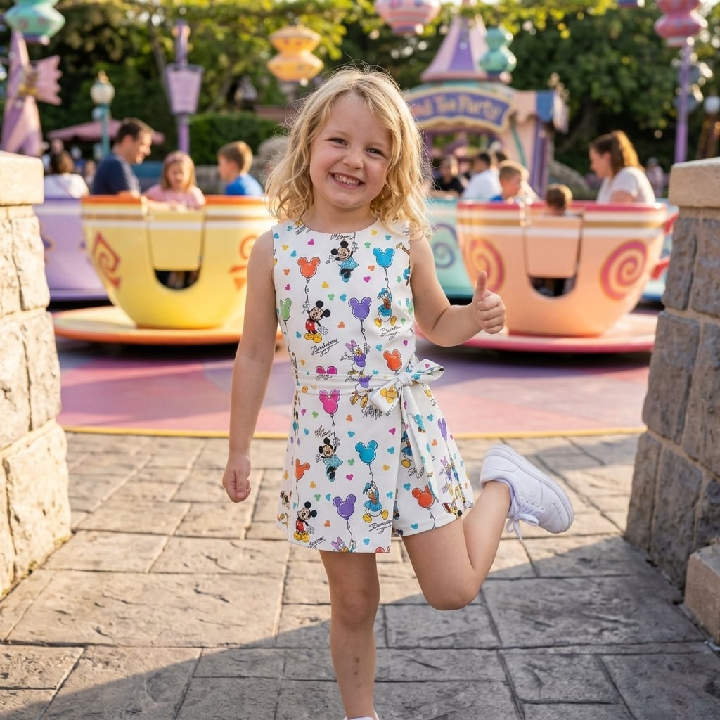 Classic Disney Characters Tennis Dress Skirt, Disney Park Vacation Outfit, Disney Characters Skort Dress - Image 3